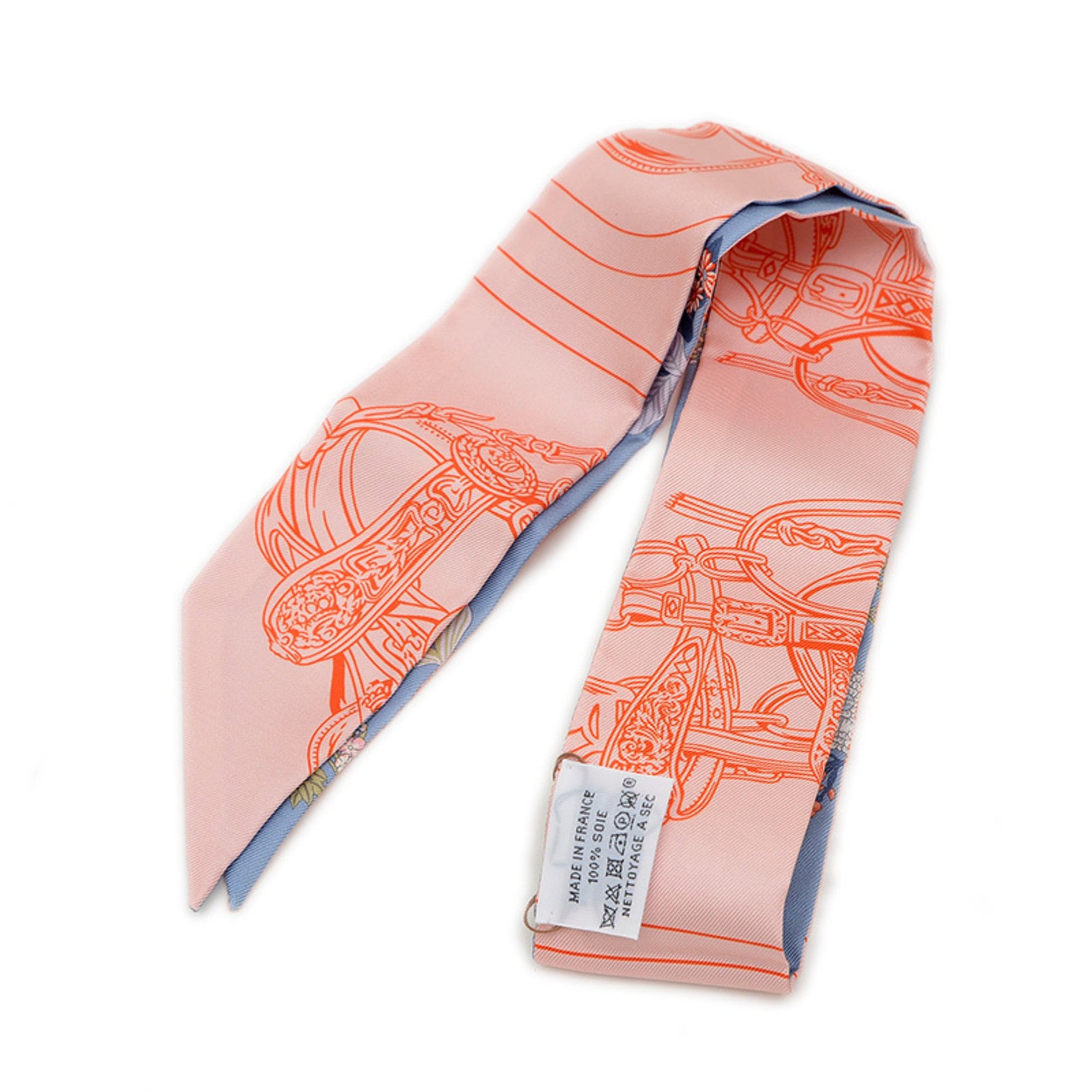 Hermes Hermès Twilly Scarf/Muffler Bride de Gala Enfleur & Eyeliner Multicolor