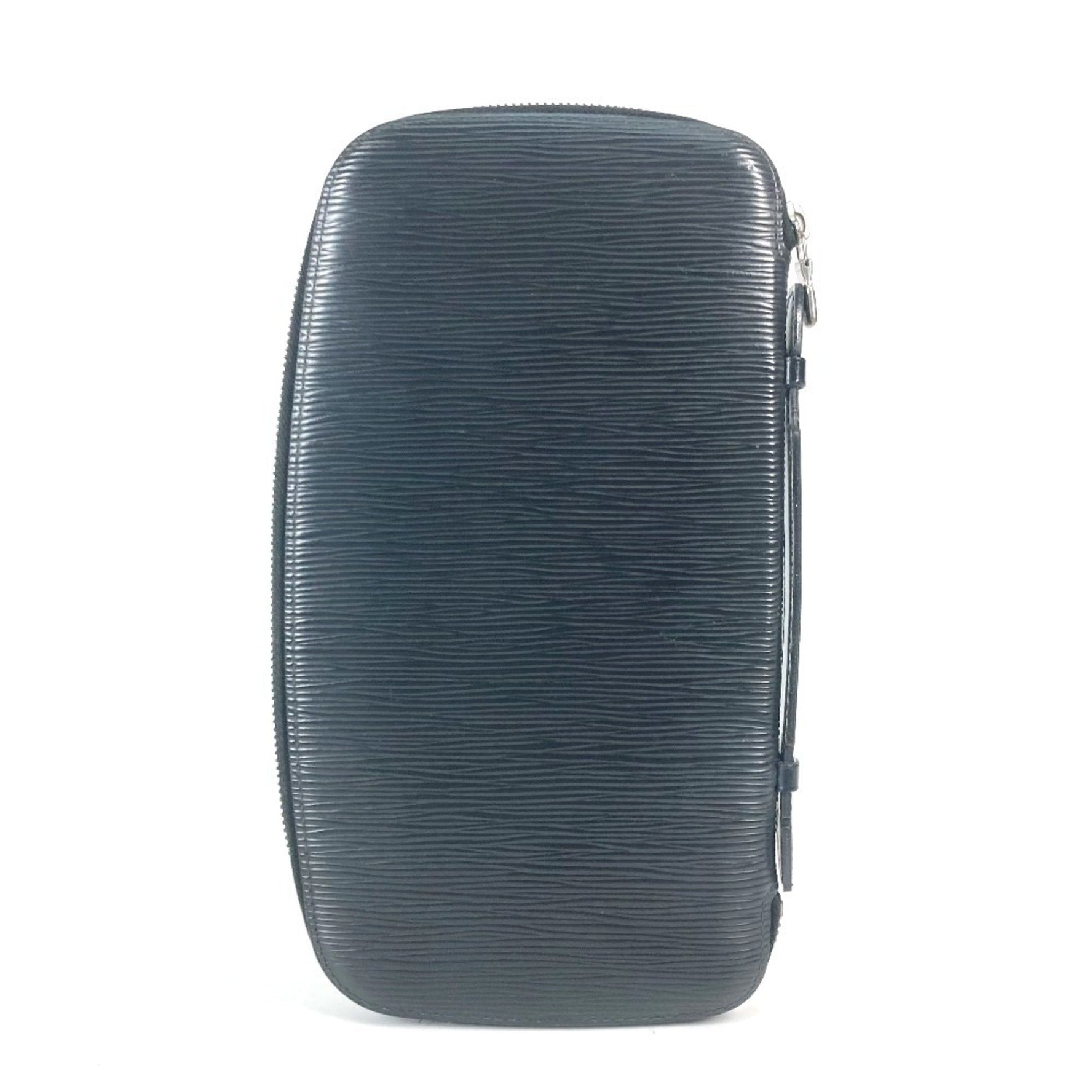 LOUIS VUITTON M63042 Epi Organizer Atoll Travel Bag, Handbag, Clutch Long Wallet, Leather, Men's, Noir Black
