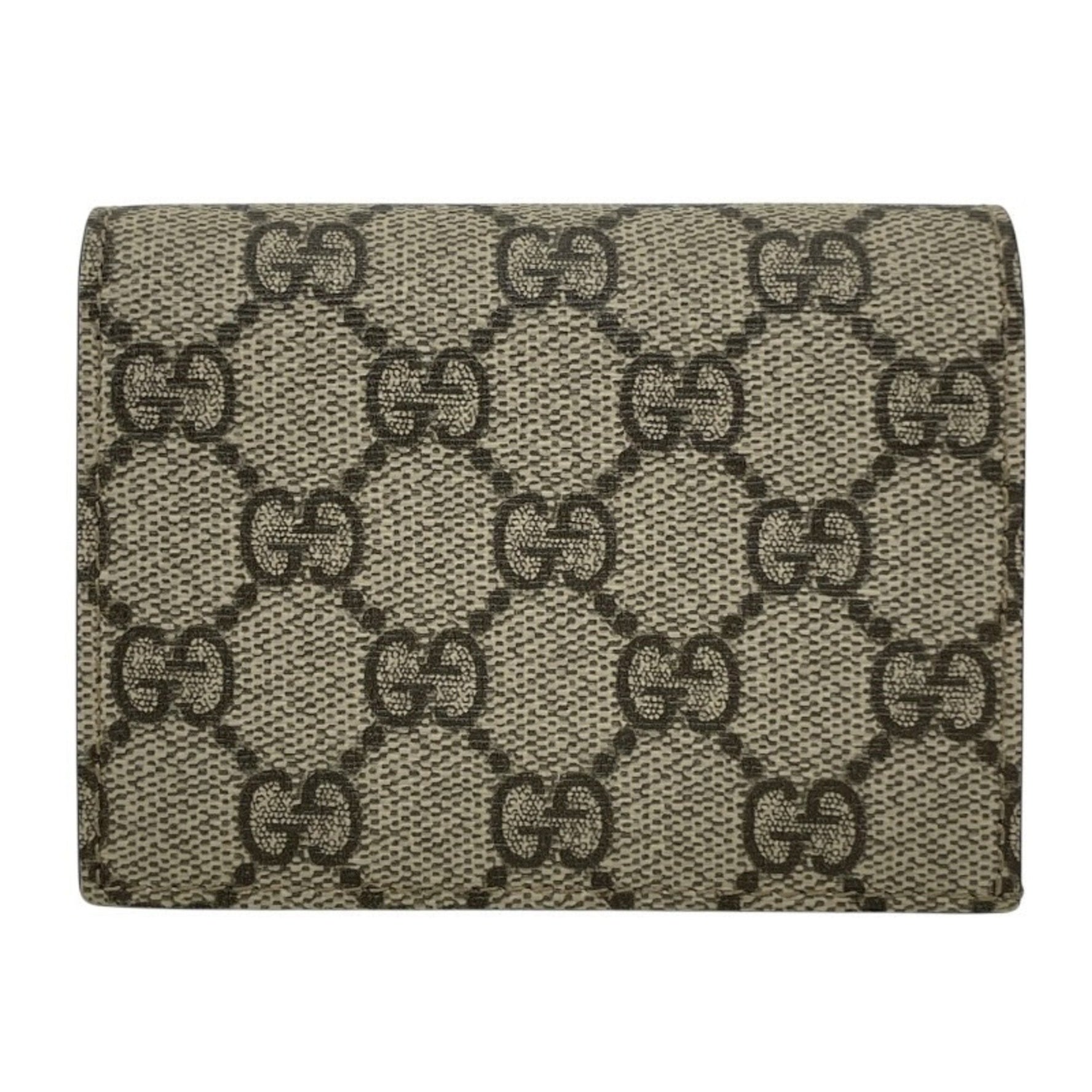GUCCI GG Supreme Bifold Wallet Compact
