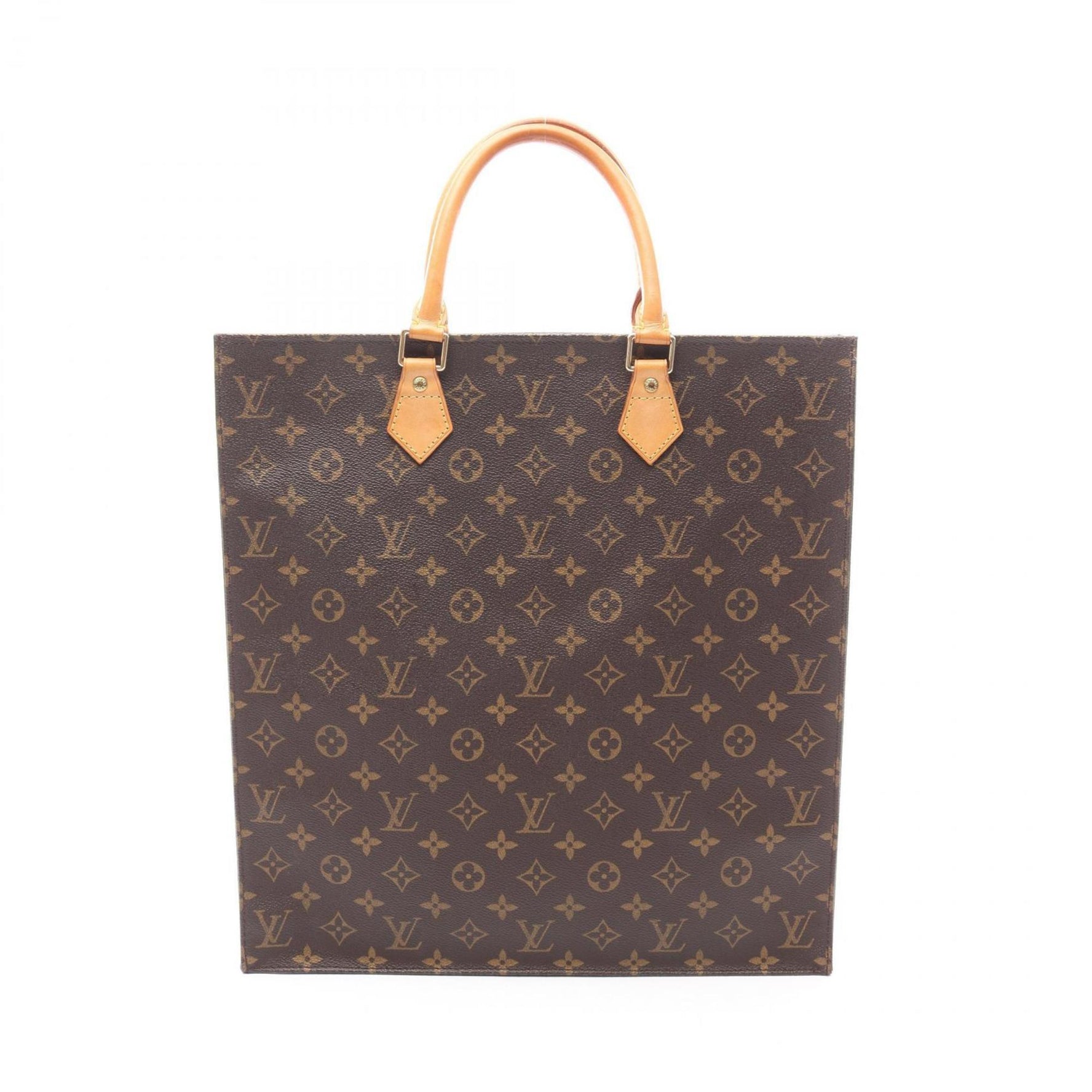 Louis Vuitton Sac Plat Tote Bag, Coated Canvas and Leather, Monogram