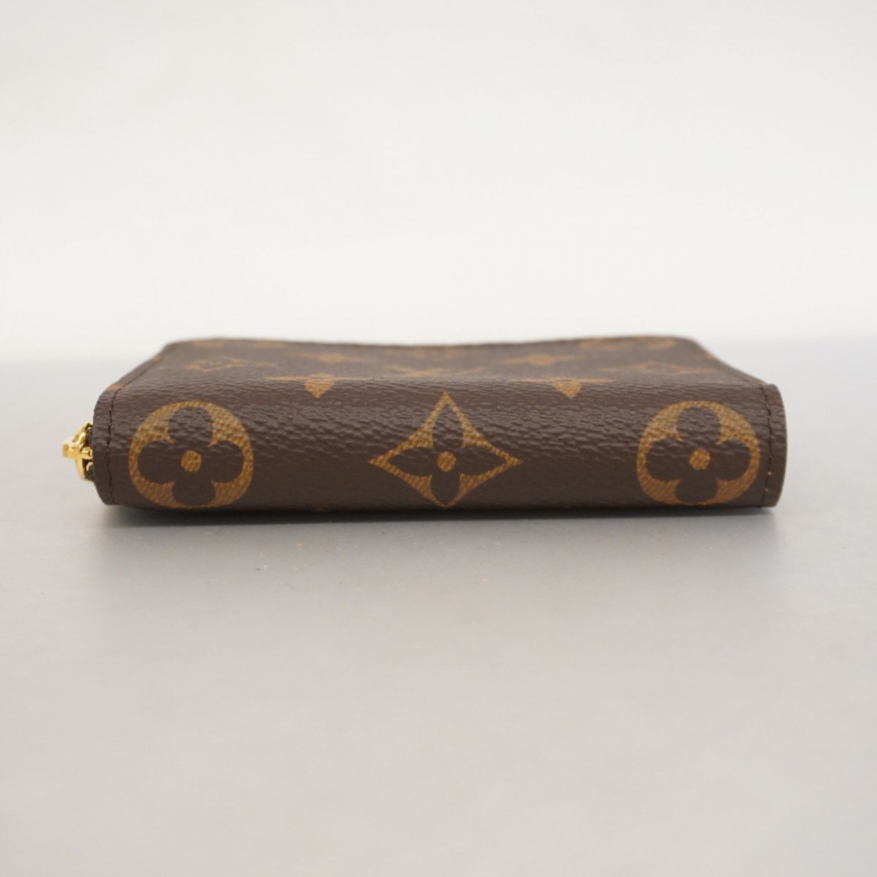 Louis Vuitton Monogram Zippy Coin Purse M60067 Brown Men's and Women's