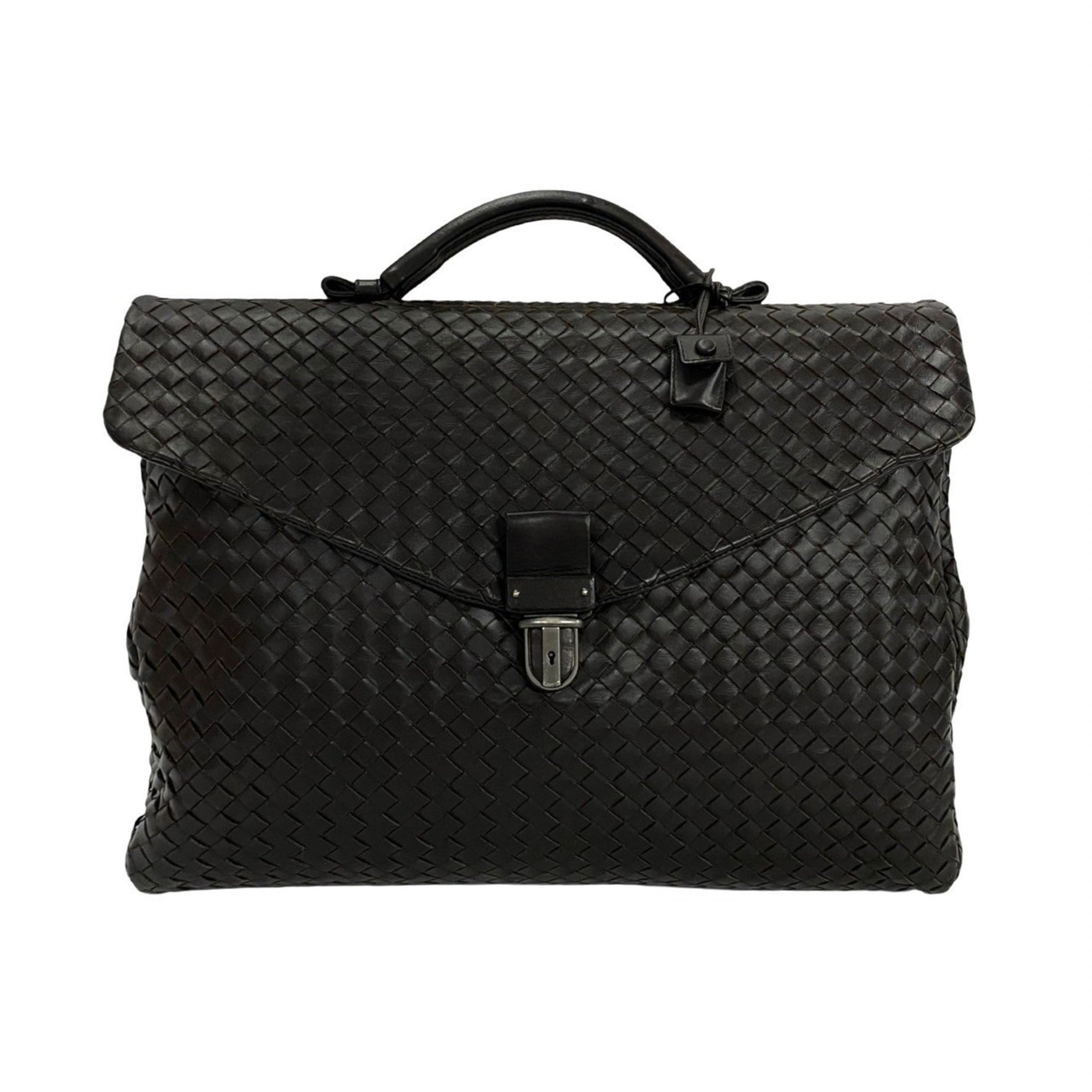 BOTTEGA VENETA Intrecciato Leather Business Tote Bag/Handbag