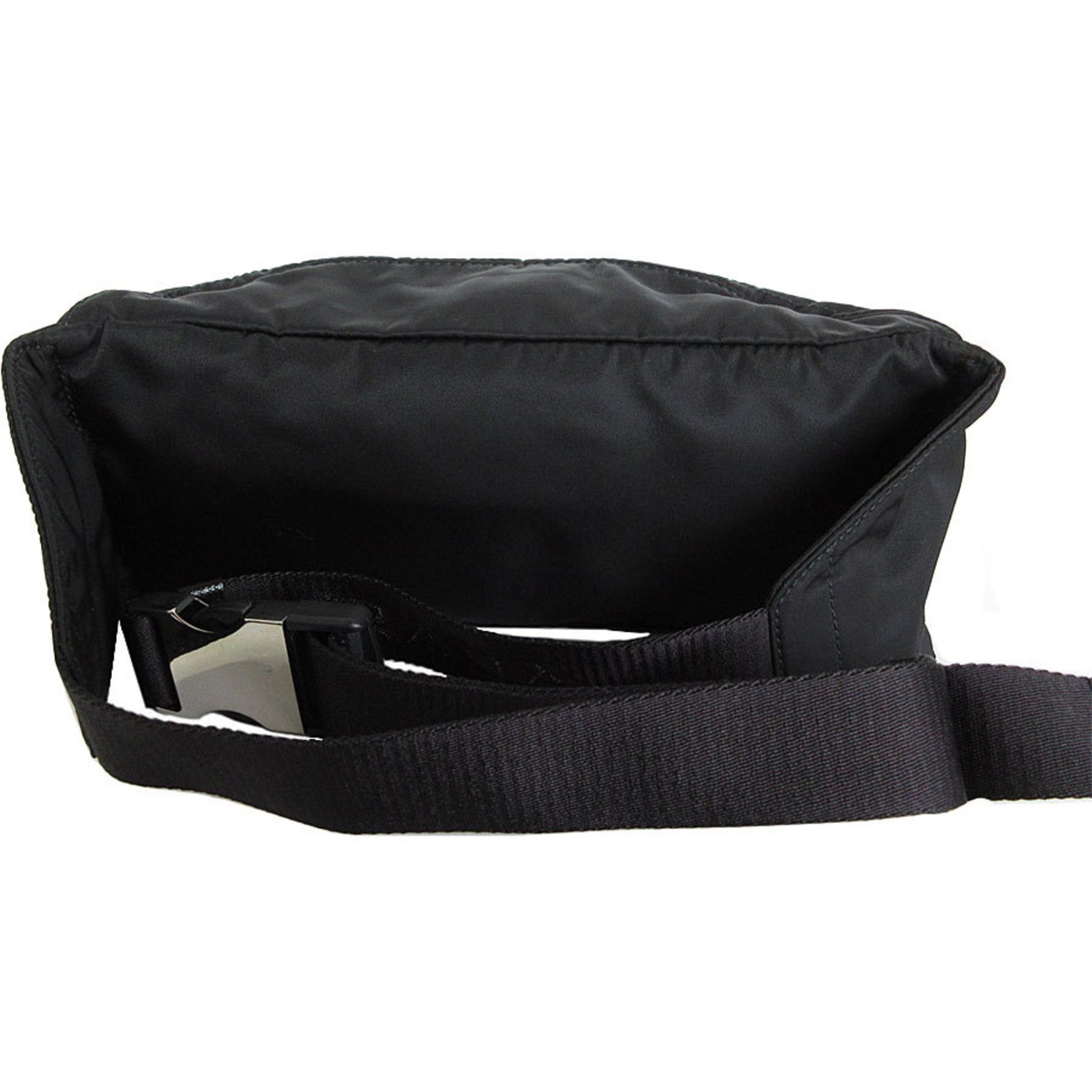 PRADA Body Bag Nylon Silver