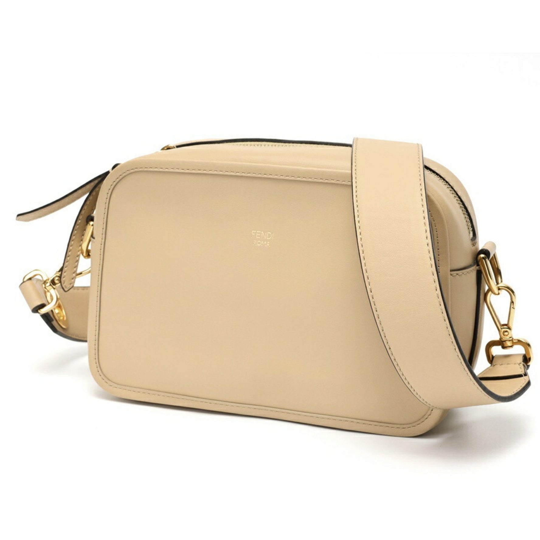 FENDI Cam Shoulder Bag Leather