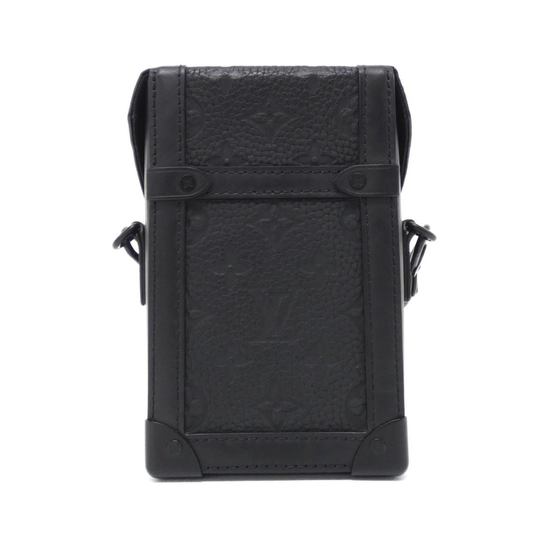 Louis Vuitton Taurillon Monogram Vertical Trunk Wearable Wallet Shoulder Bag