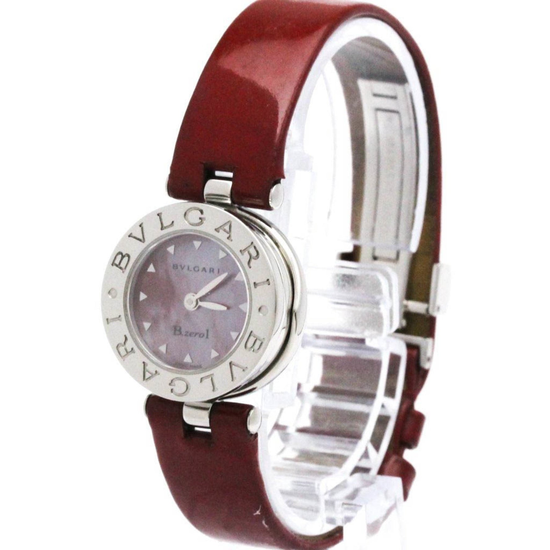 BVLGARI Blue MOP Dial Steel Ladies Watch Polished