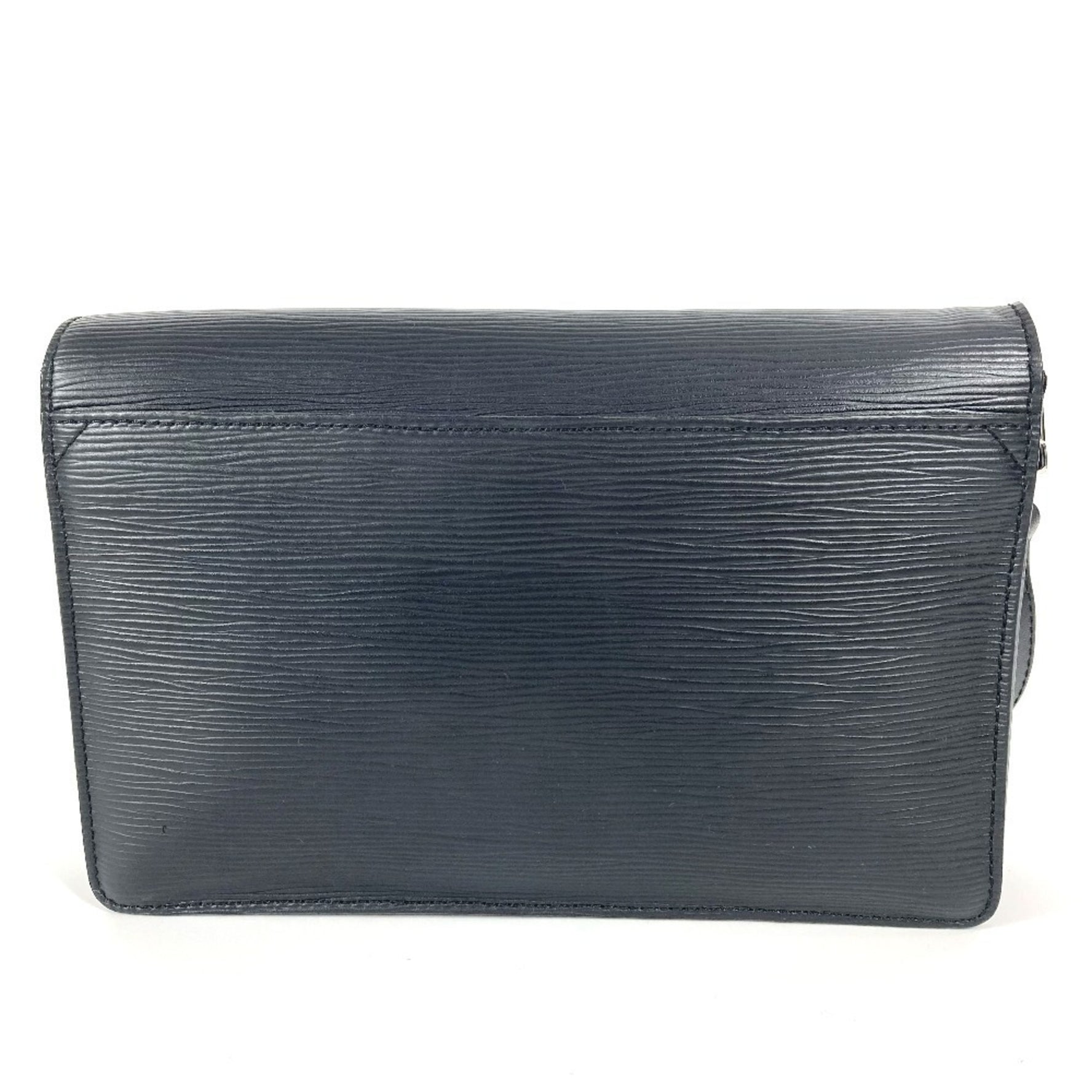 Louis Vuitton Epi Neo Bellaia Bag, Second Pouch, Clutch Bag with Strap, Leather, Men's, Noir, Black