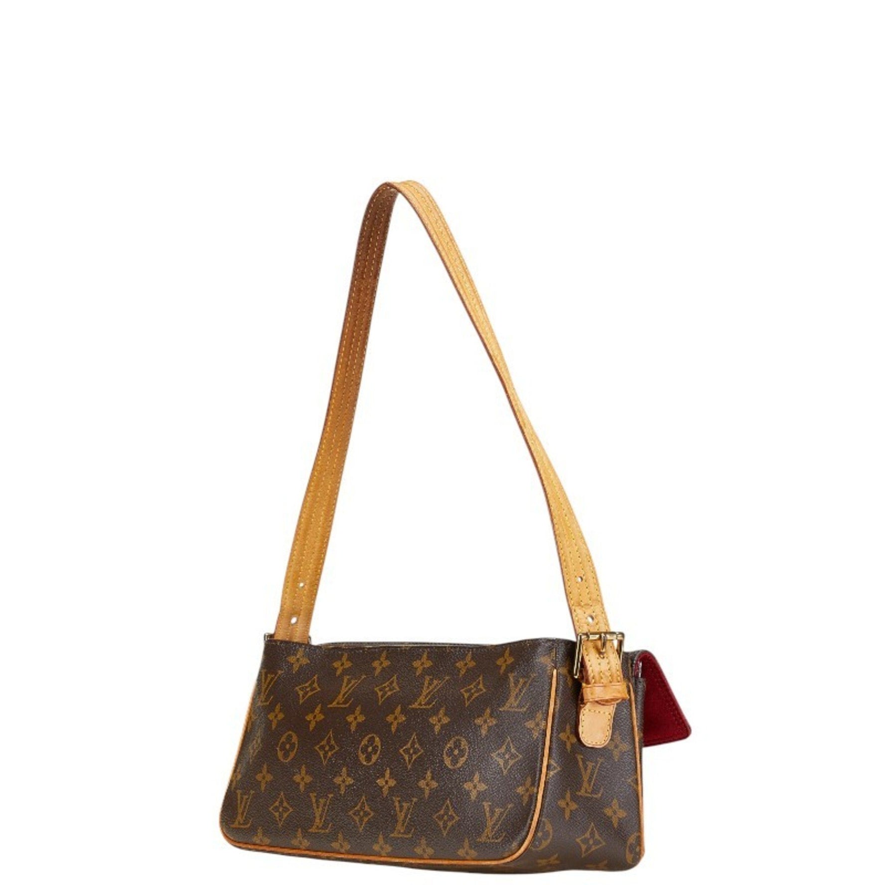 Louis Vuitton Monogram Vivacite MM Bag PVC Leather