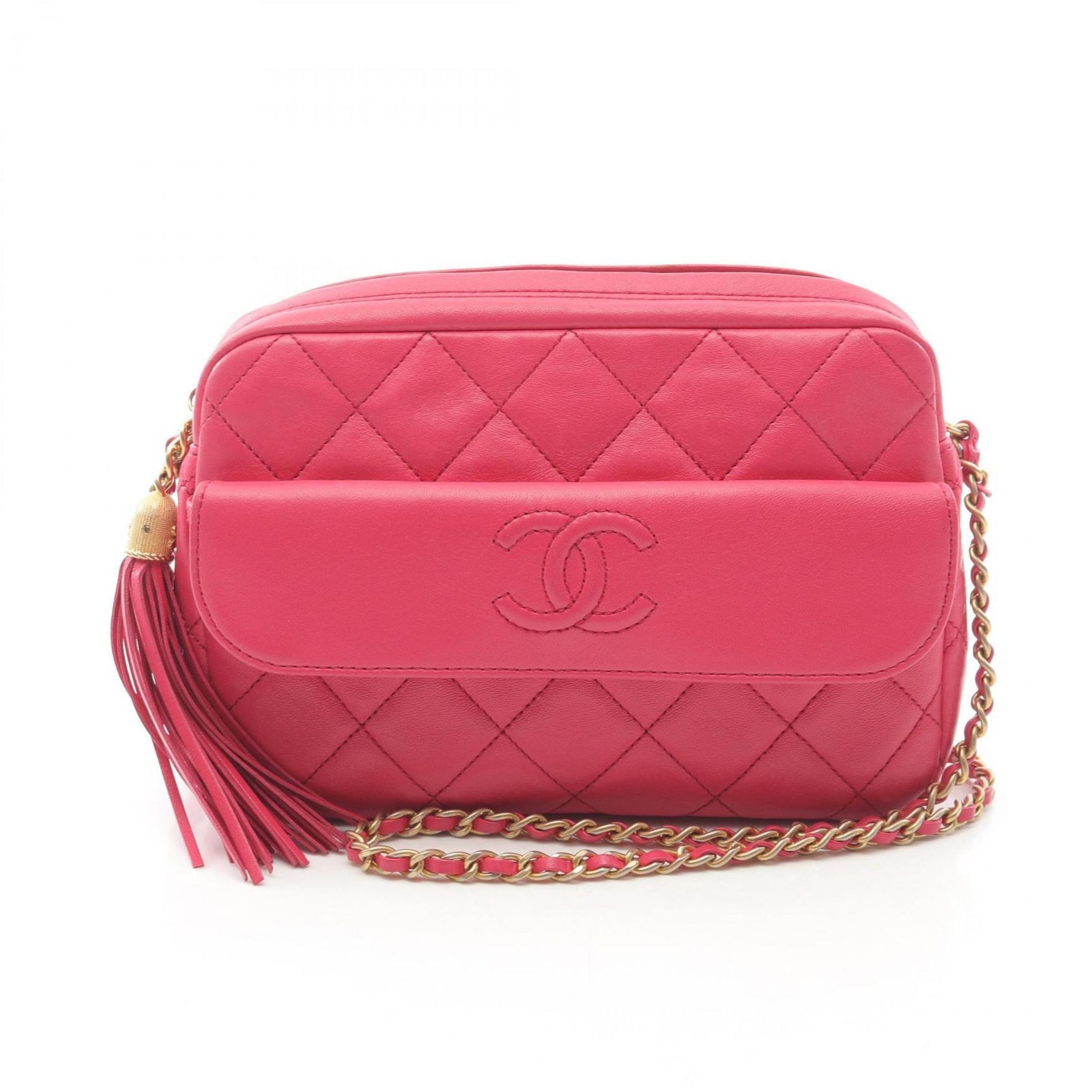 CHANEL Matelasse Shoulder Bag in Lambskin Leather