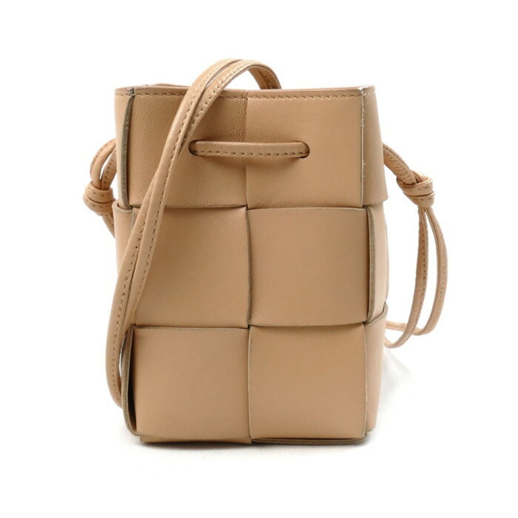Bottega Veneta BOTTEGAVENETA Cassette Bucket Shoulder Bag Porridge (Beige)