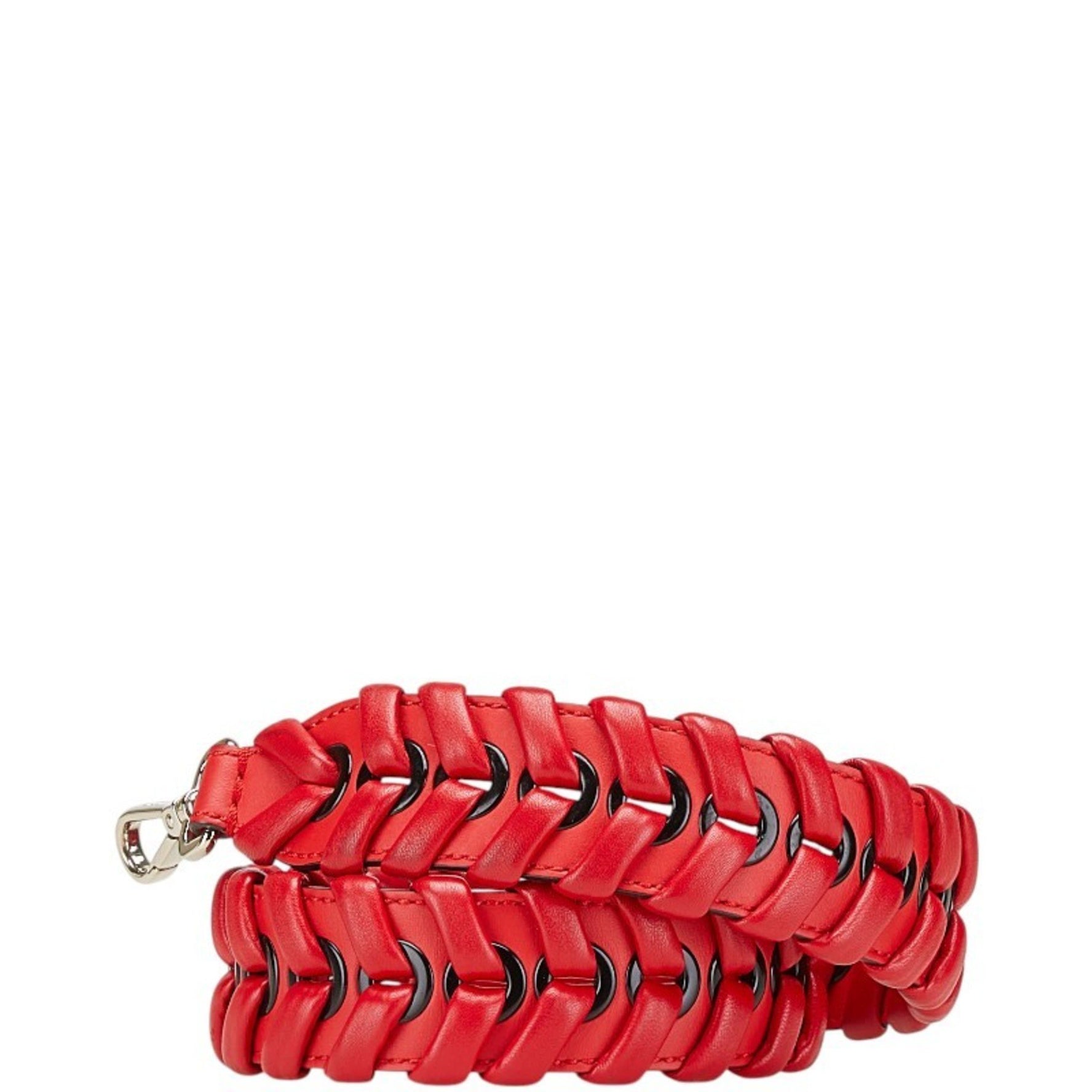 Fendi Strap You Shoulder Red Leather
