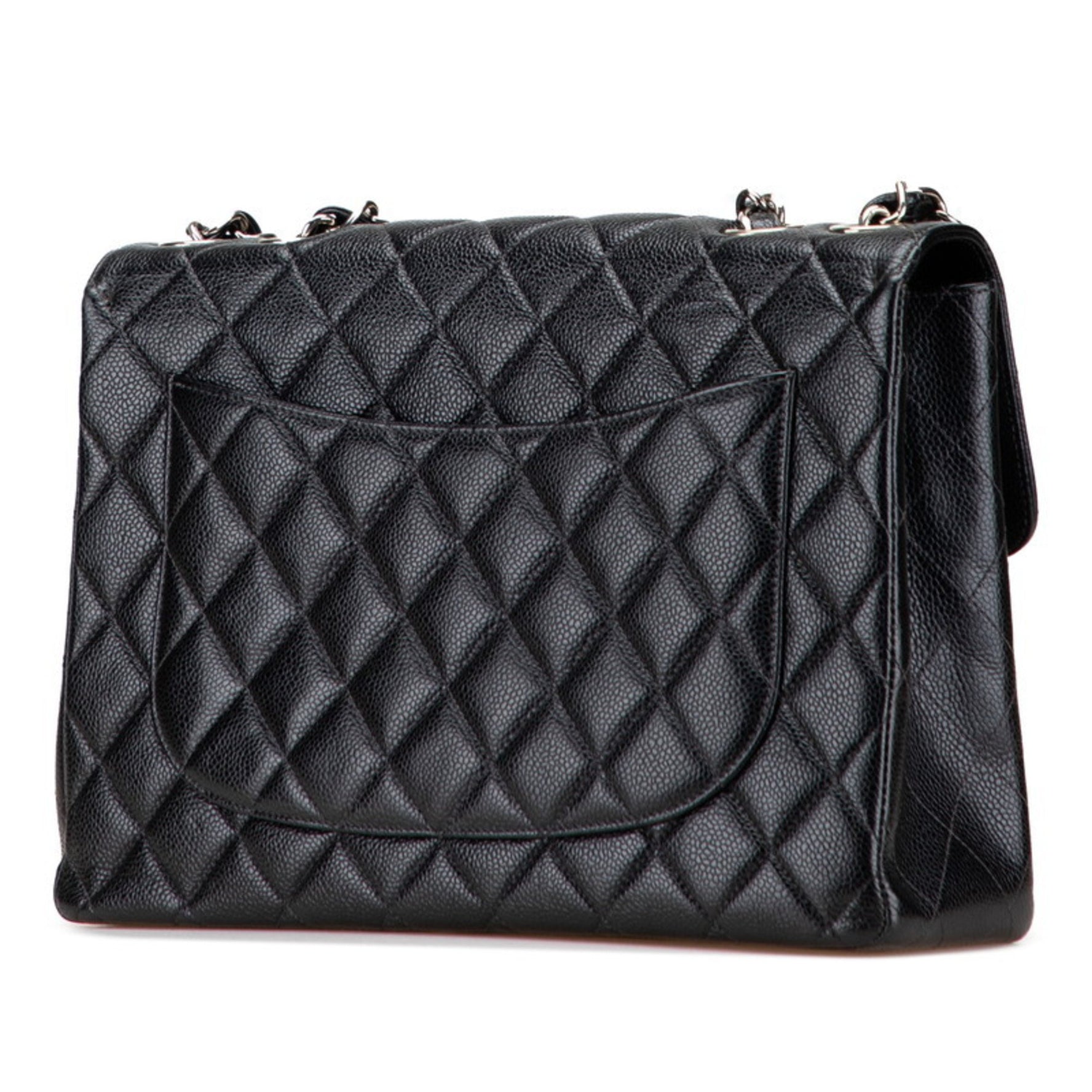 CHANEL Matelasse Coco Mark Chain Shoulder Bag in Caviar Skin