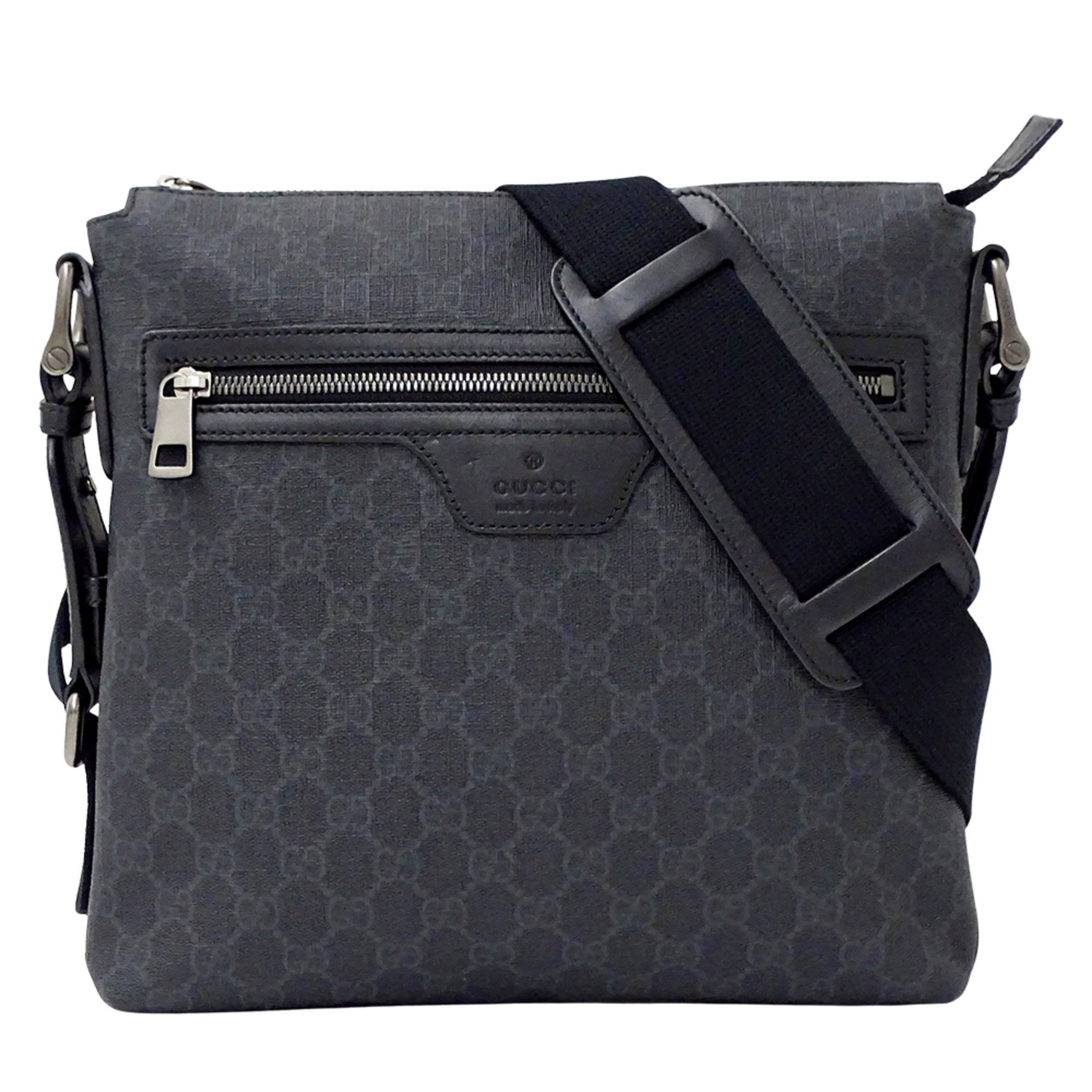 Gucci Men's GG Supreme Shoulder Bag, Crossbody
