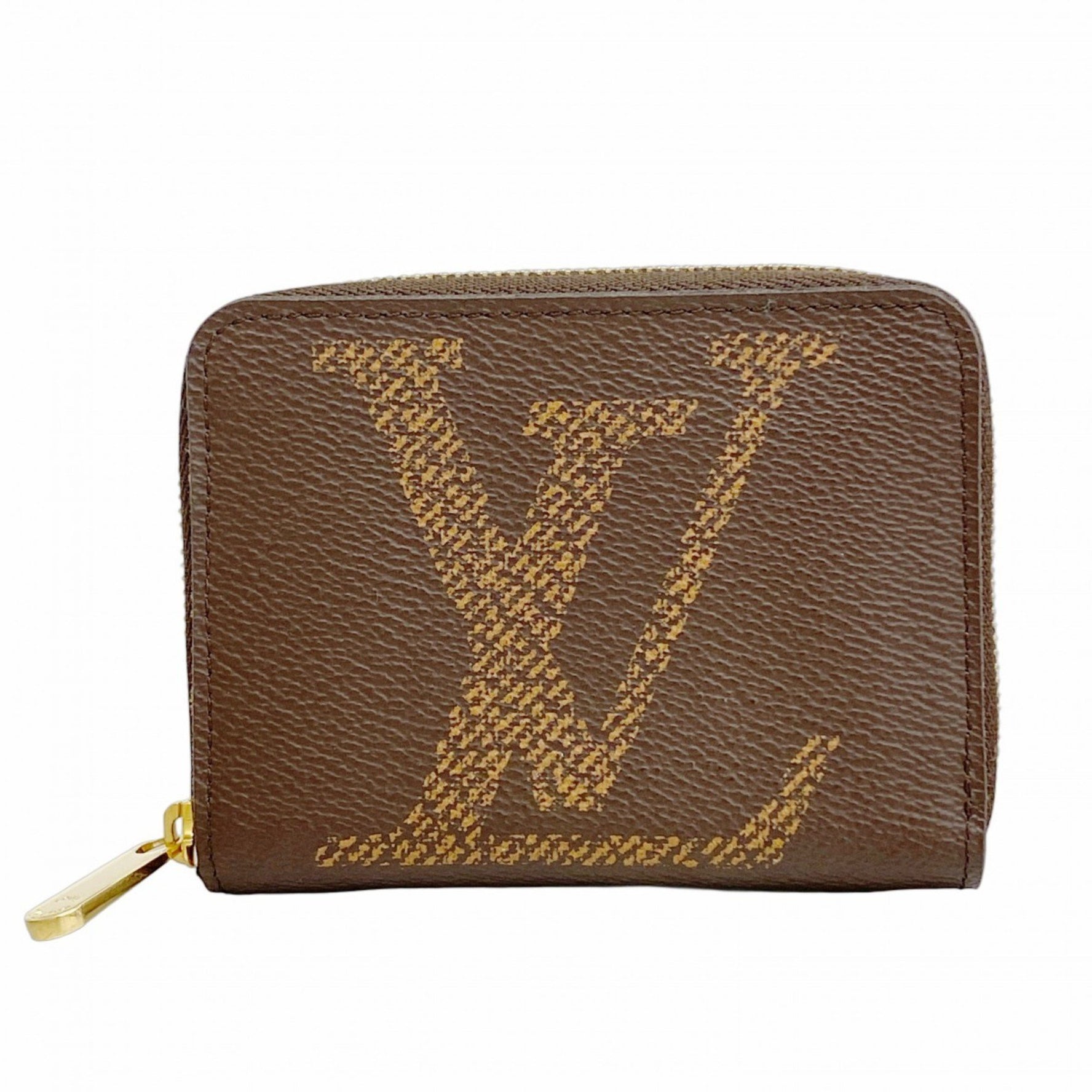 Louis Vuitton Monogram Giant Zippy Coin Purse M69354 Brown Men's and Women's