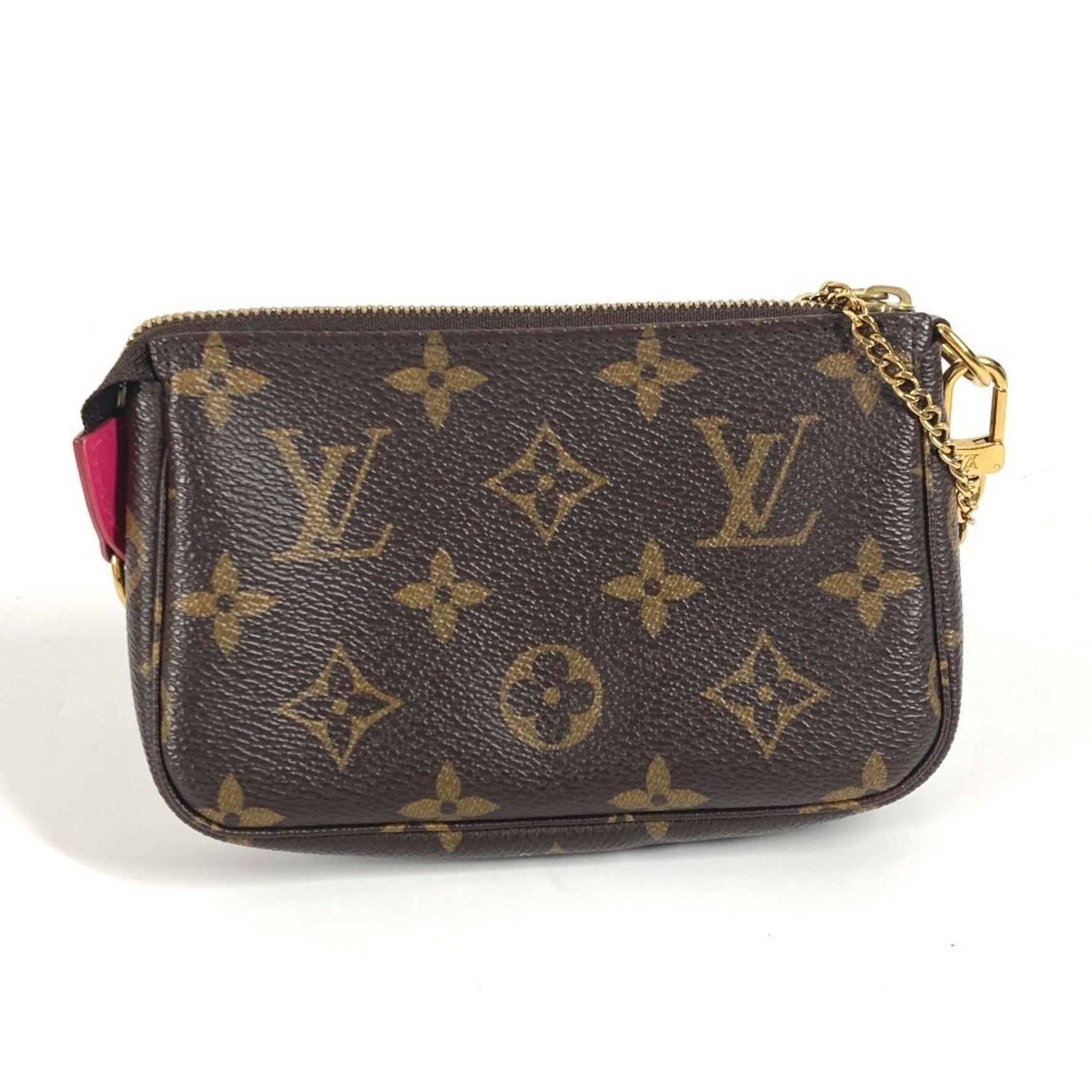 Louis Vuitton Monogram Vivienne Mini Pochette Accessoires Tote Bag Shoulder Handbag Canvas Brown