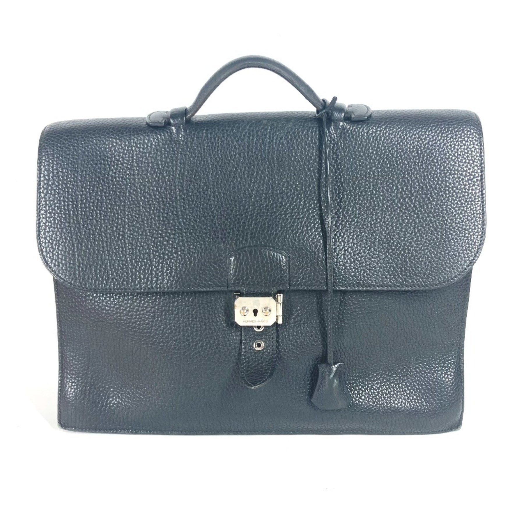 HERMES Briefcase Sac A Depeche 38 Bag Handbag Business Taurillon