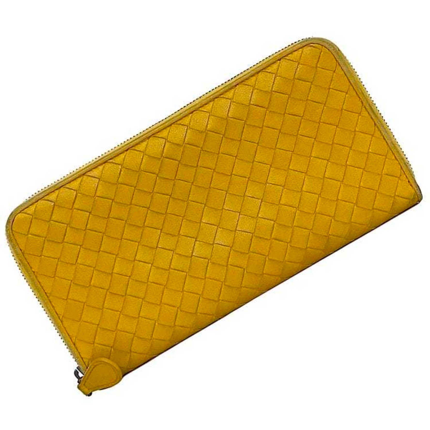 Bottega Veneta Round Long Wallet Intrecciato Leather BOTTEGA VENETA