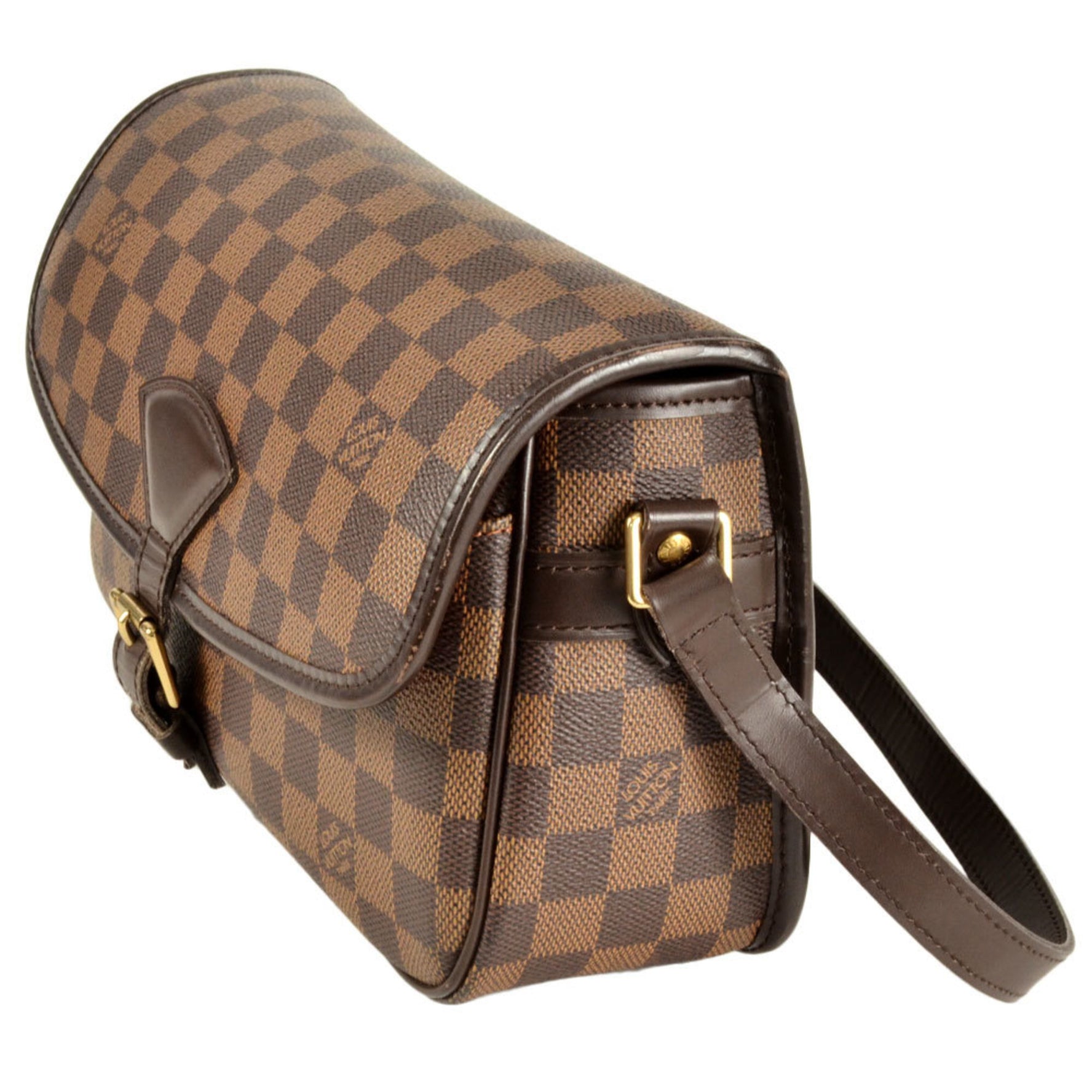 Louis Vuitton Sologne Shoulder Bag Damier Ebene Brown Special Order
