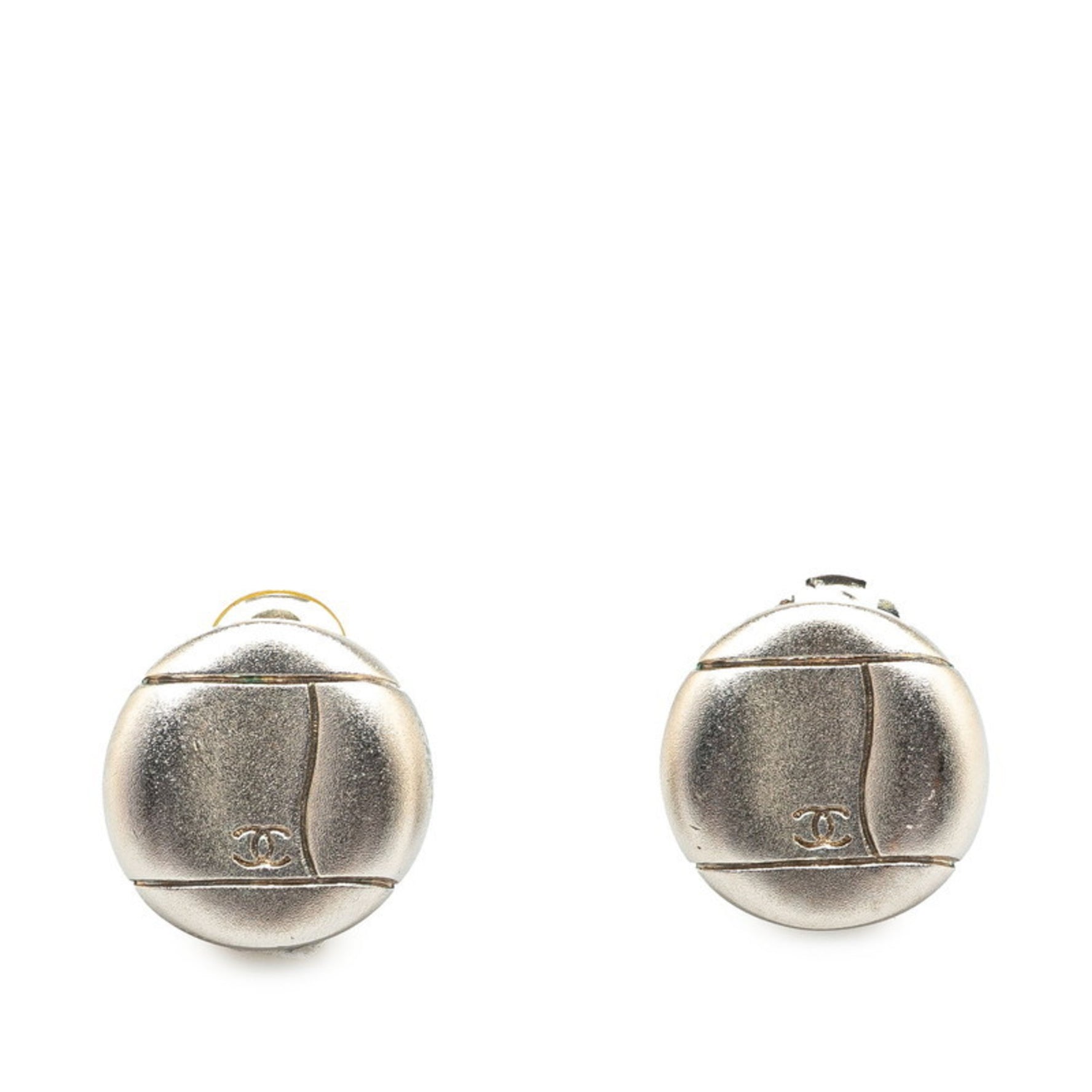 Chanel Earrings Silver Metal Women's CHANEL