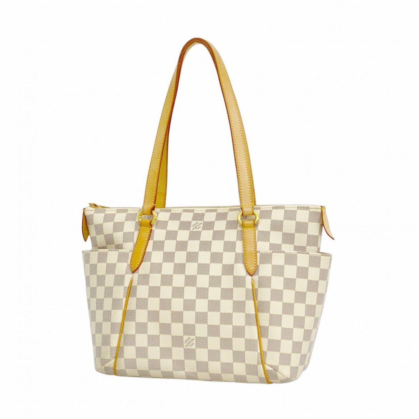 Louis Vuitton Damier Azur Totally PM Tote Bag N51261 White Women's