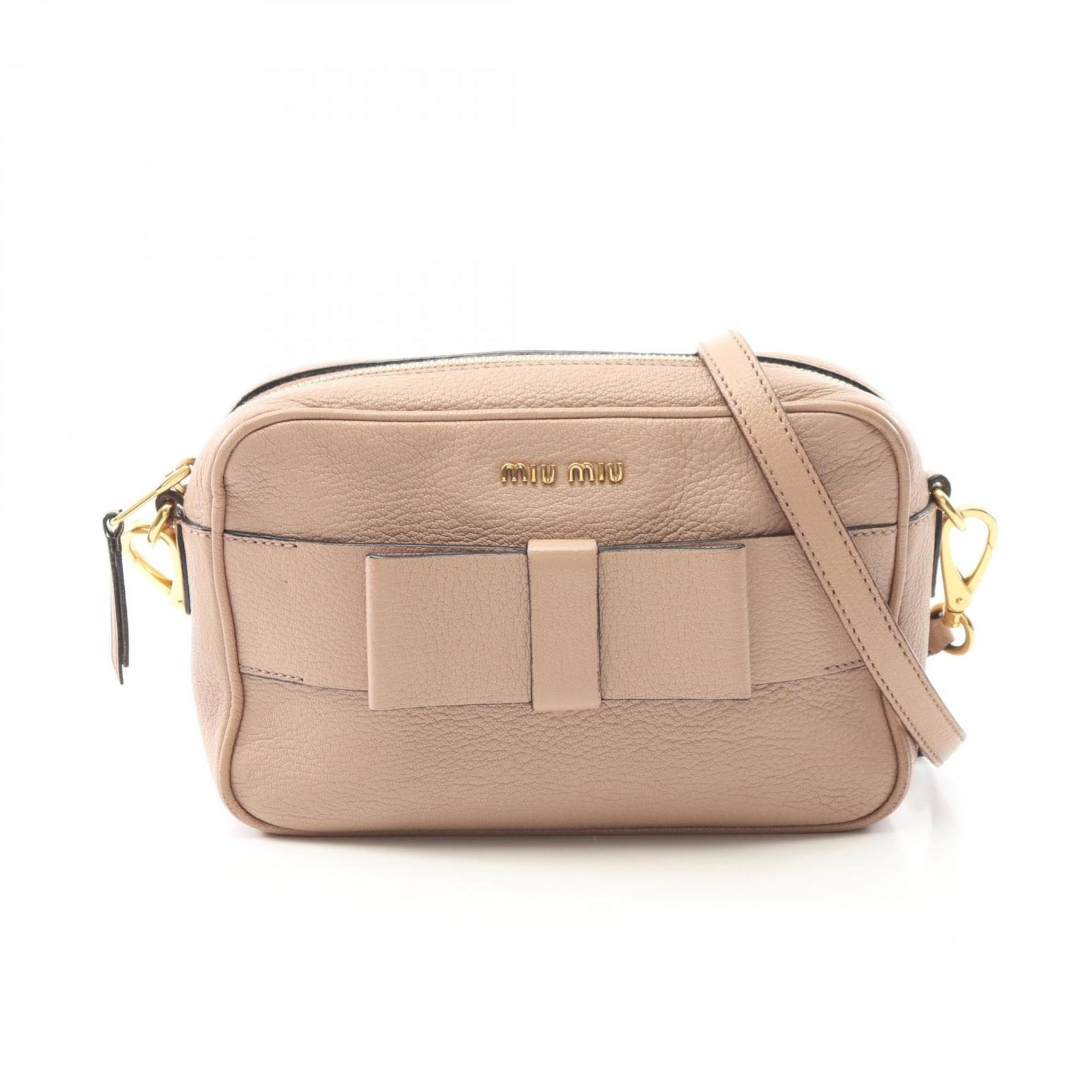 Miu Miu Miu Madras Shoulder Bag, Leather