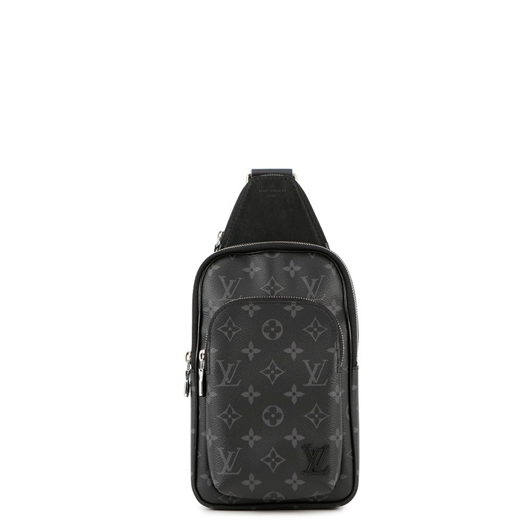 Louis Vuitton Monogram Eclipse Avenue Sling Bag PM M47137 Black