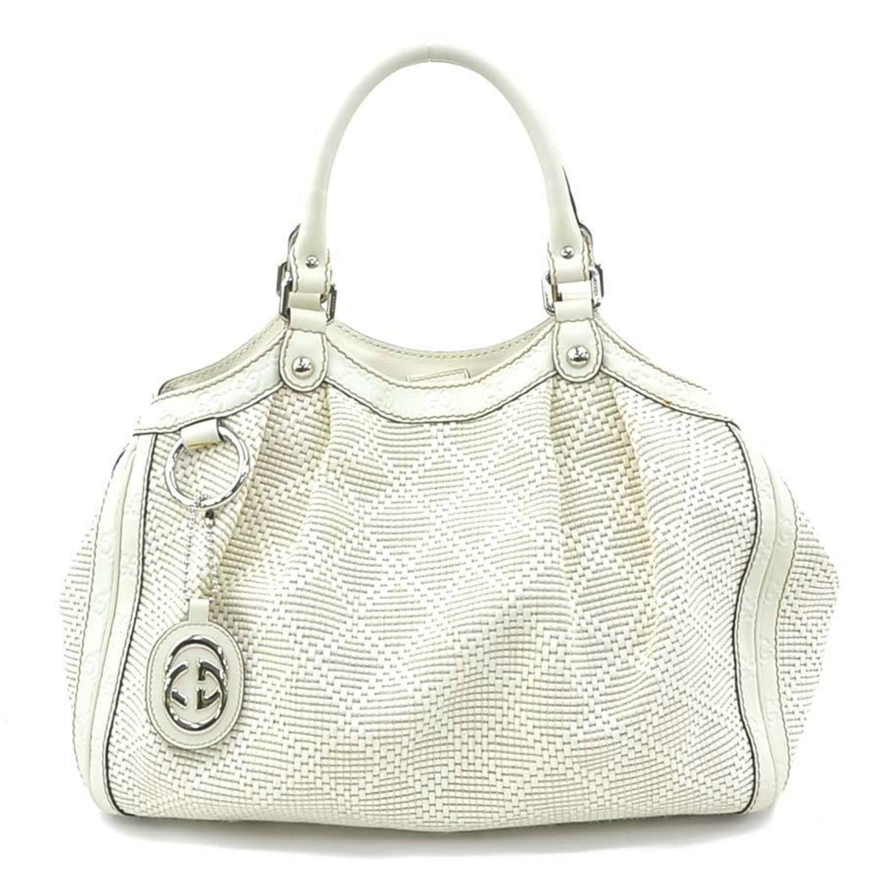 GUCCI handbag Sukey leather nylon ladies