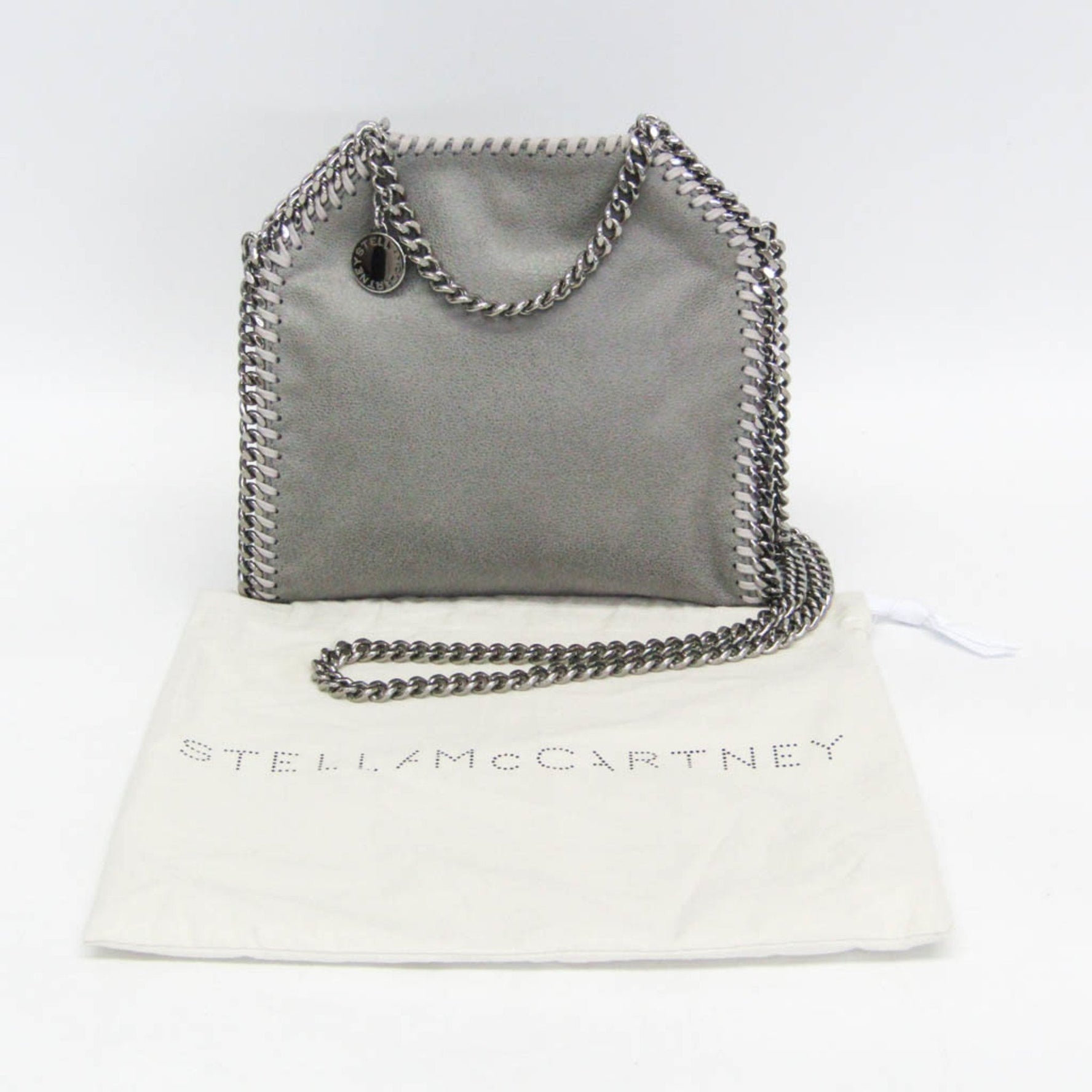 Stella McCartney Falabella Polyester Shoulder Bag Light Gray