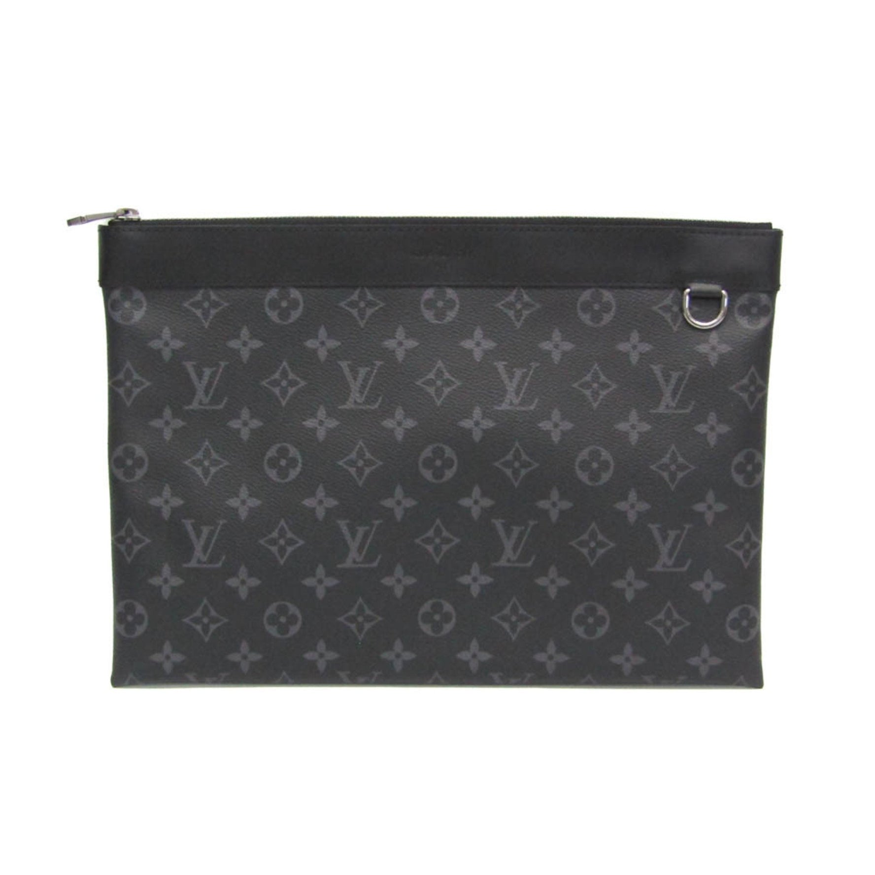 Louis Vuitton Monogram Eclipse Pochette Discovery Clutch Bag Monogram Eclipse