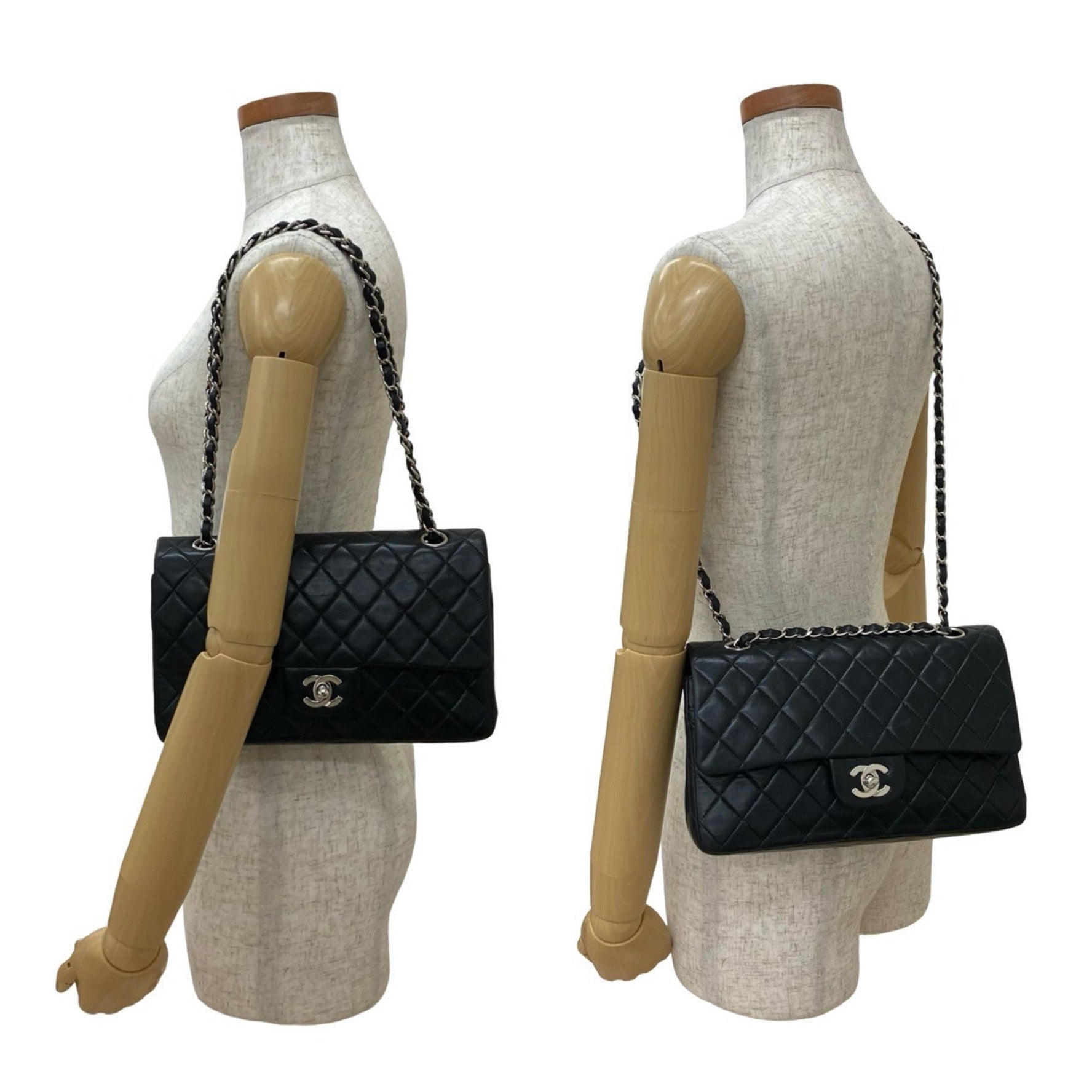 Seal No. 6 CHANEL Matelasse Coco Mark Lambskin Leather Chain Shoulder Bag