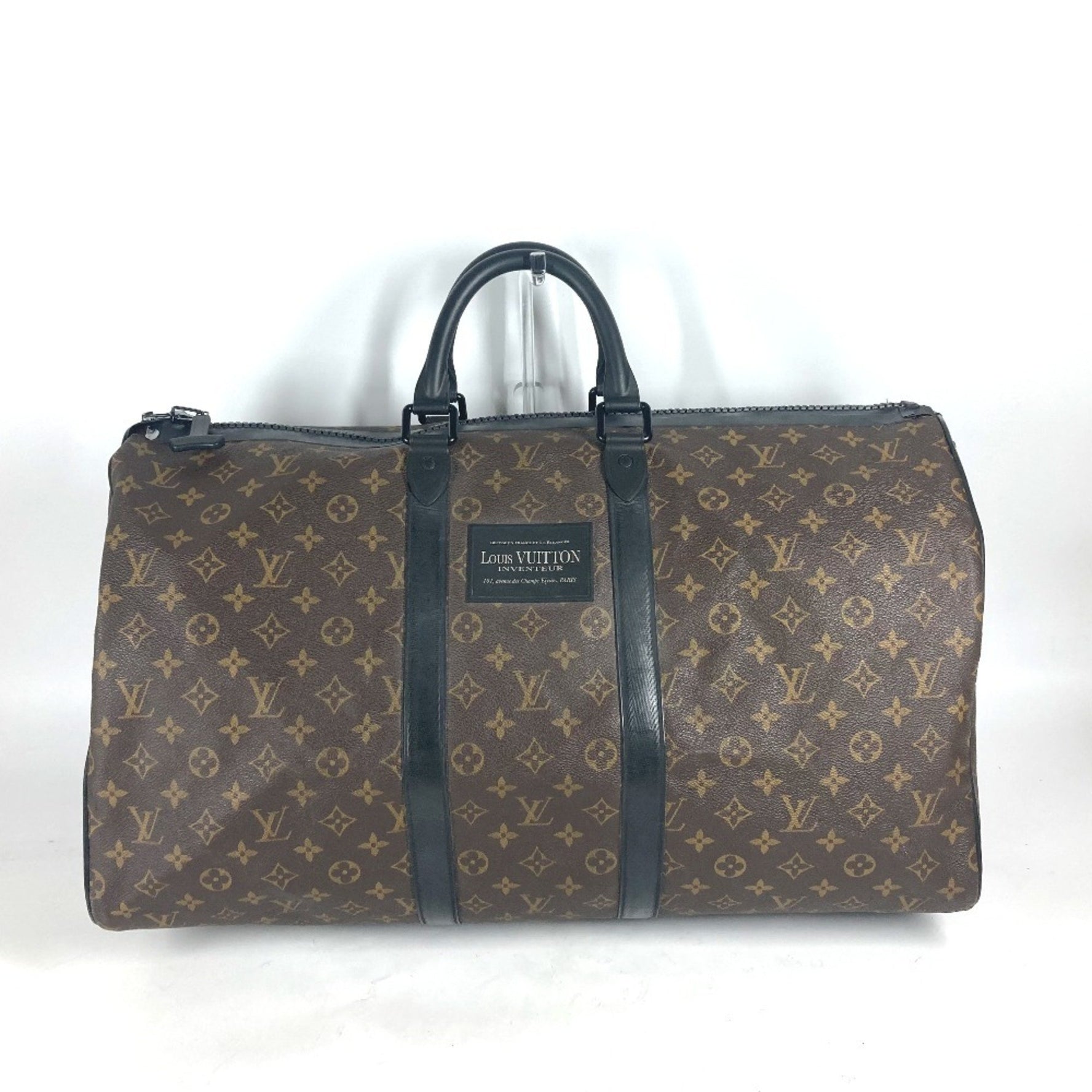 LOUIS VUITTON M41411 Monogram Watercolor Keepall Bandouliere 55 Bag Boston Canvas Men's Women's Brown