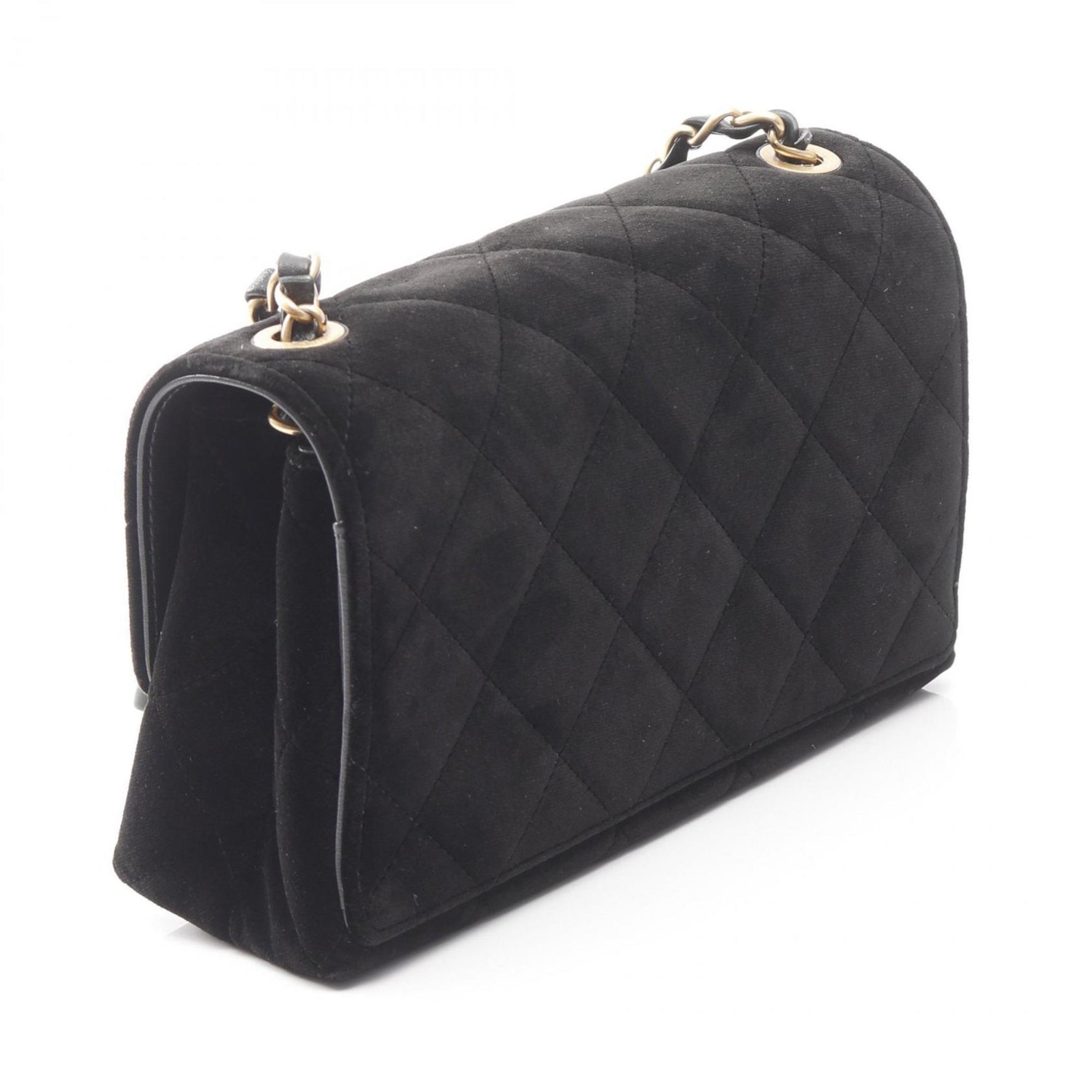 CHANEL Matelasse Shoulder Bag, Fabric