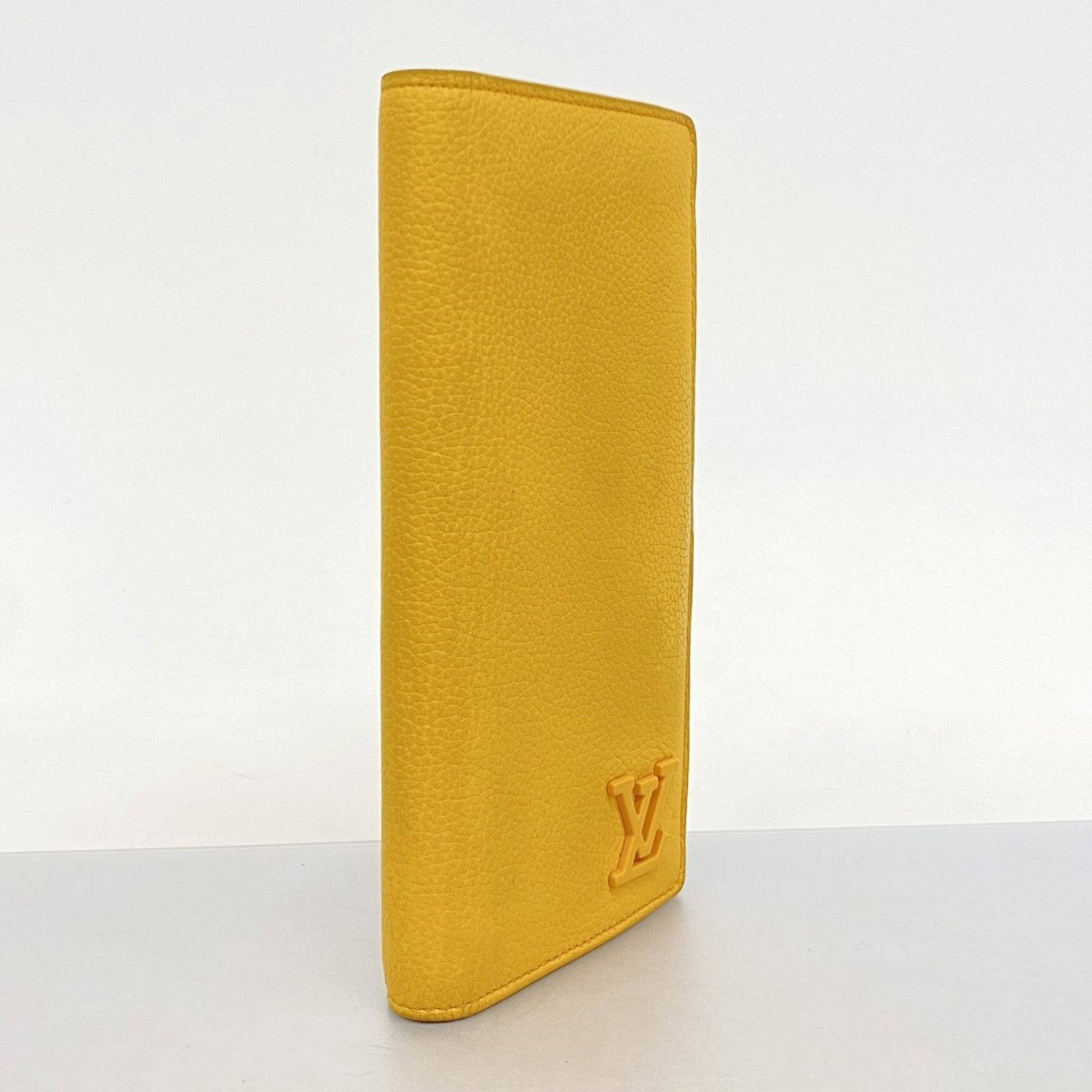 Louis Vuitton Long Wallet LV Aerogramme Portefeuille Brazza NM M81811 Saffron Men's P1126113