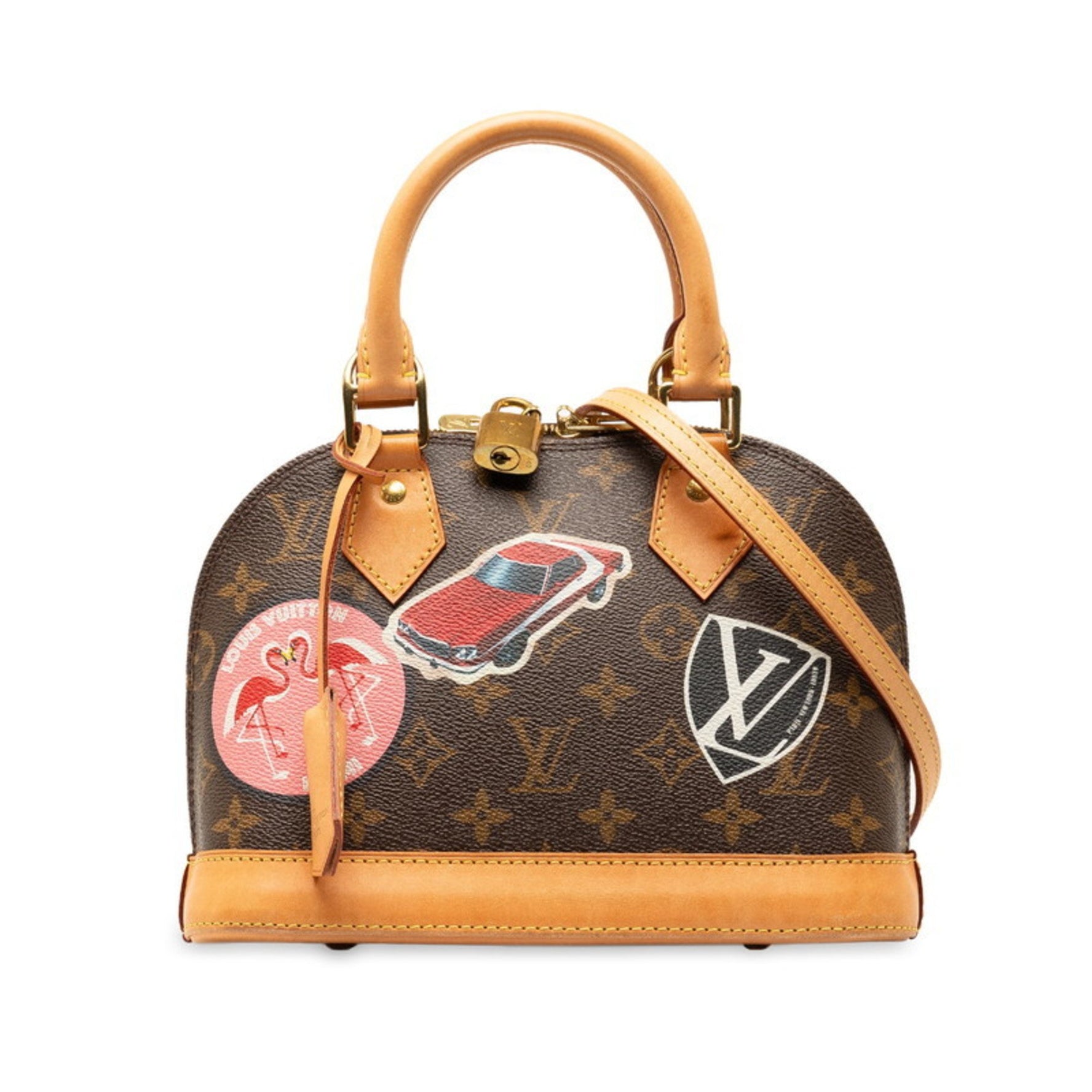 Louis Vuitton Monogram Handbag,Shoulder Bag Brown,Monogram,Multi-color,Red Color