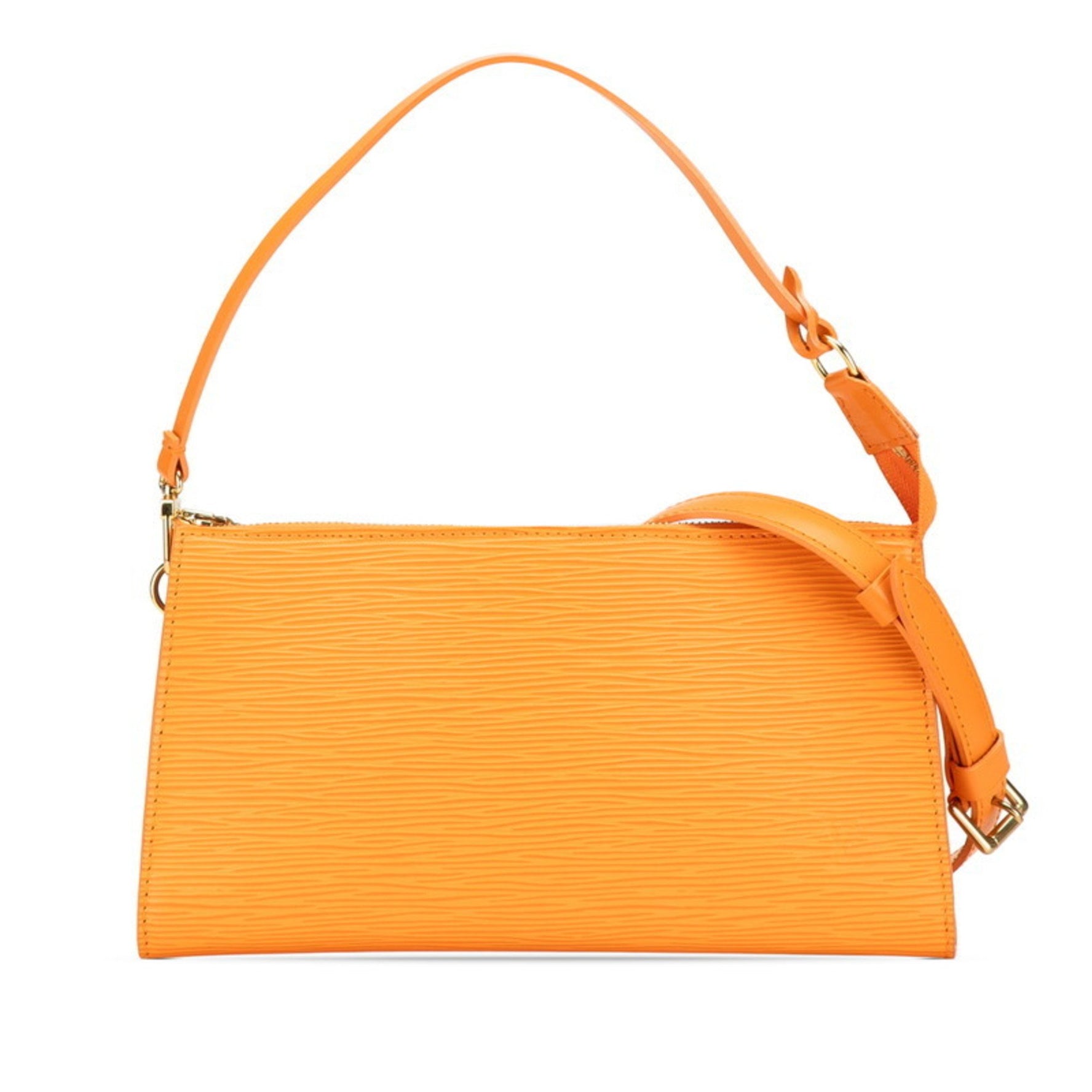 Louis Vuitton Epi Pochette Accessoires Shoulder Bag/Pouch Mandarin Orange Leather