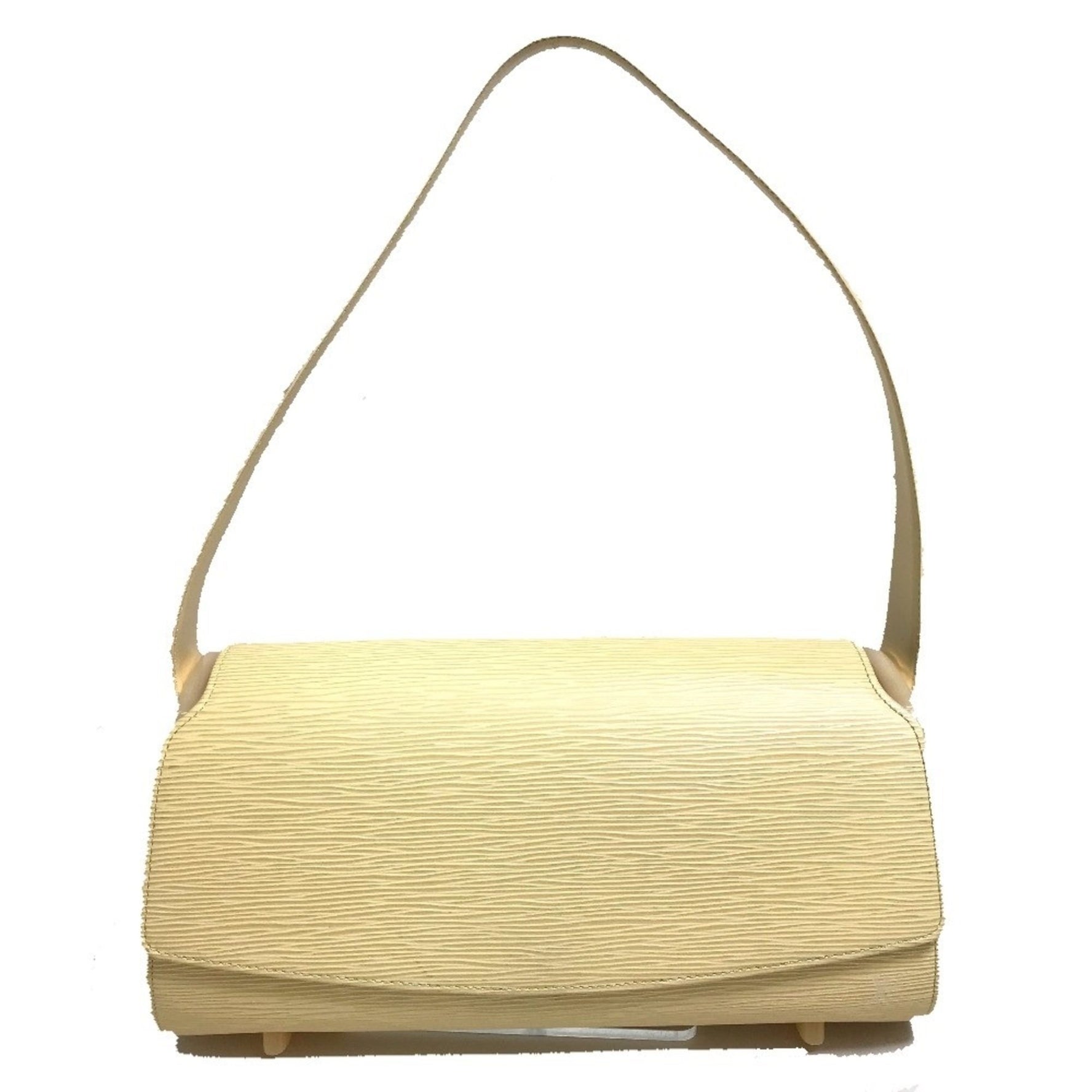Louis Vuitton Epi Nocturne PM Shoulder Bag in Leather, Vanille, Light Yellow