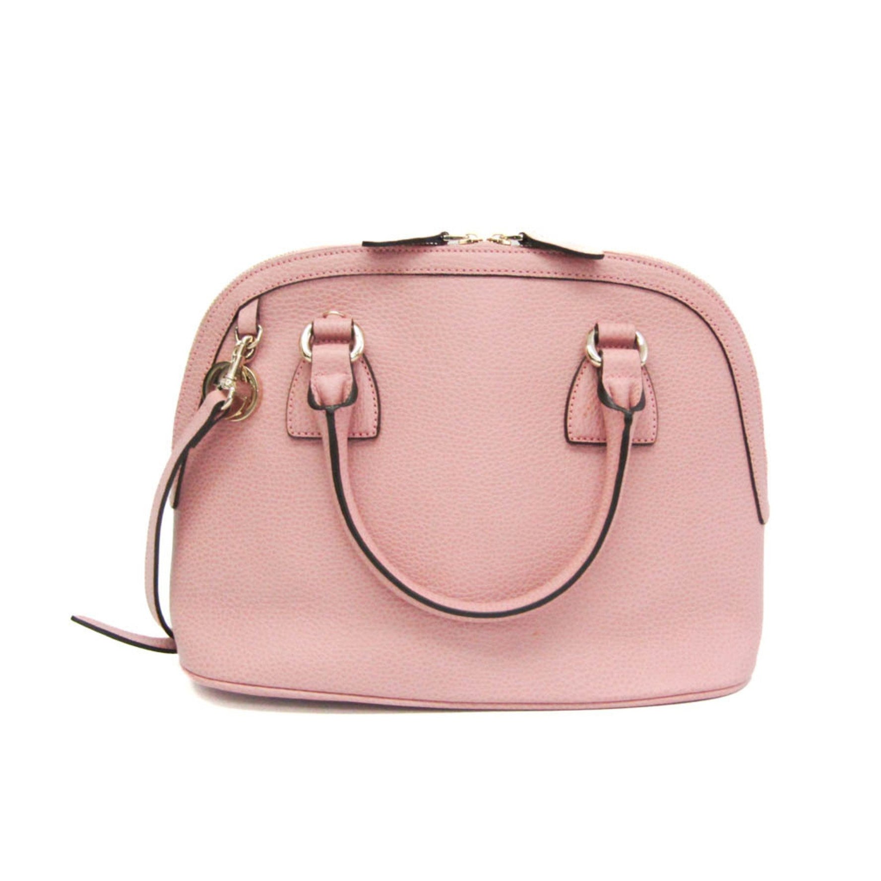 Gucci GG Charm Women's Leather Handbag,Shoulder Bag Light Pink