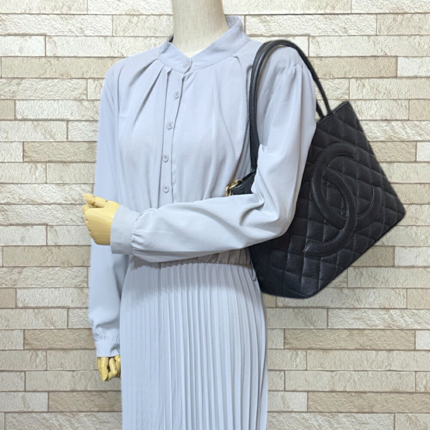 Chanel Reproduction Tote Matelasse Bag Caviar Skin