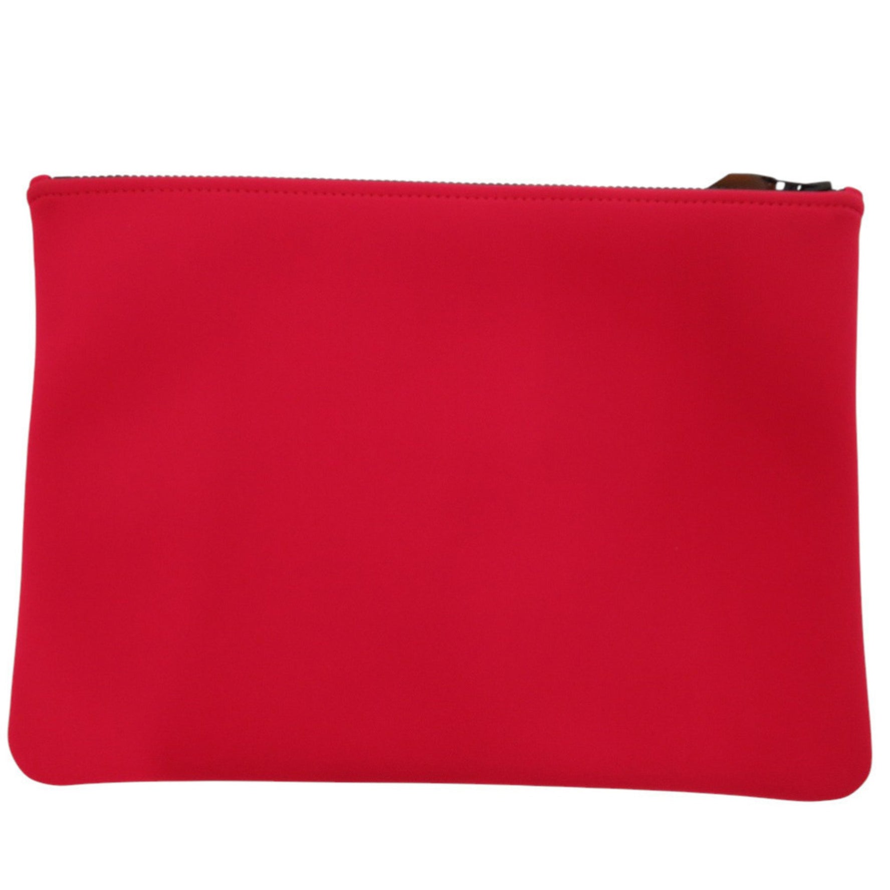 Unused Hermès Neoban GM Polyamide Elastane Rouge Kazak Pouch Bag Red HERMES