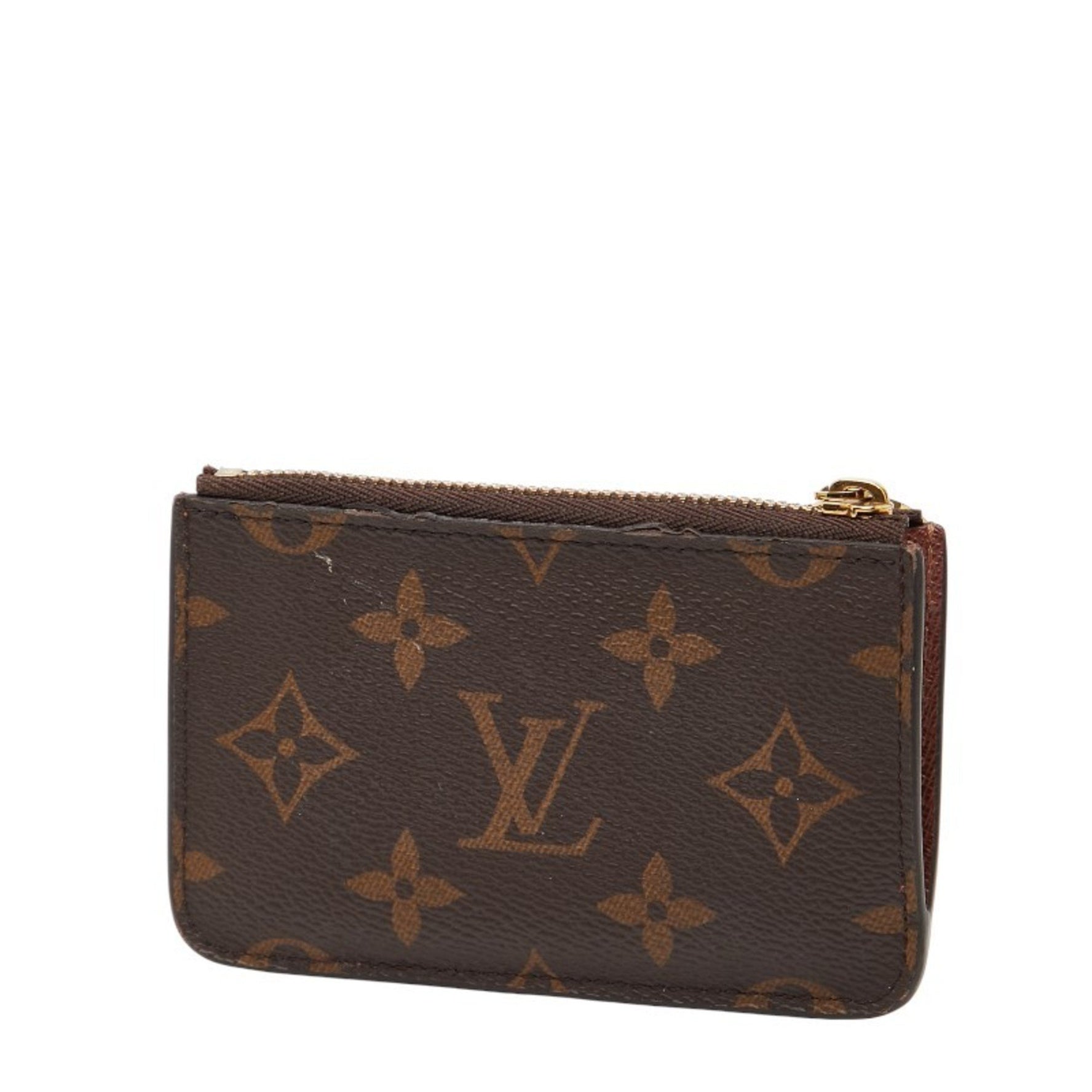 Louis Vuitton Monogram Porte Carte Romy Wallet/Coin Case Leather LOUIS VUITTON