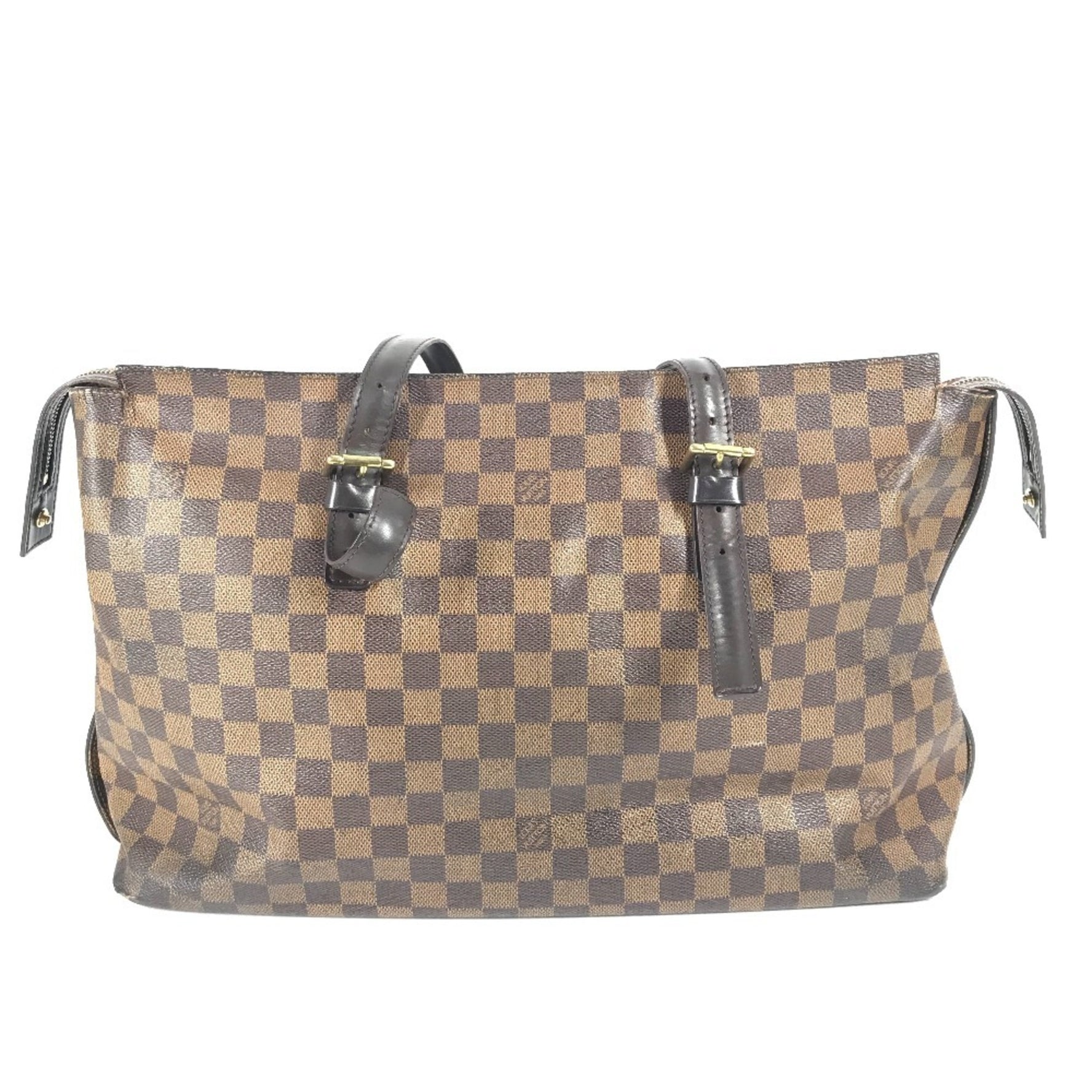 Louis Vuitton Damier Chelsea Tote Bag Shoulder Canvas Men's Ebene