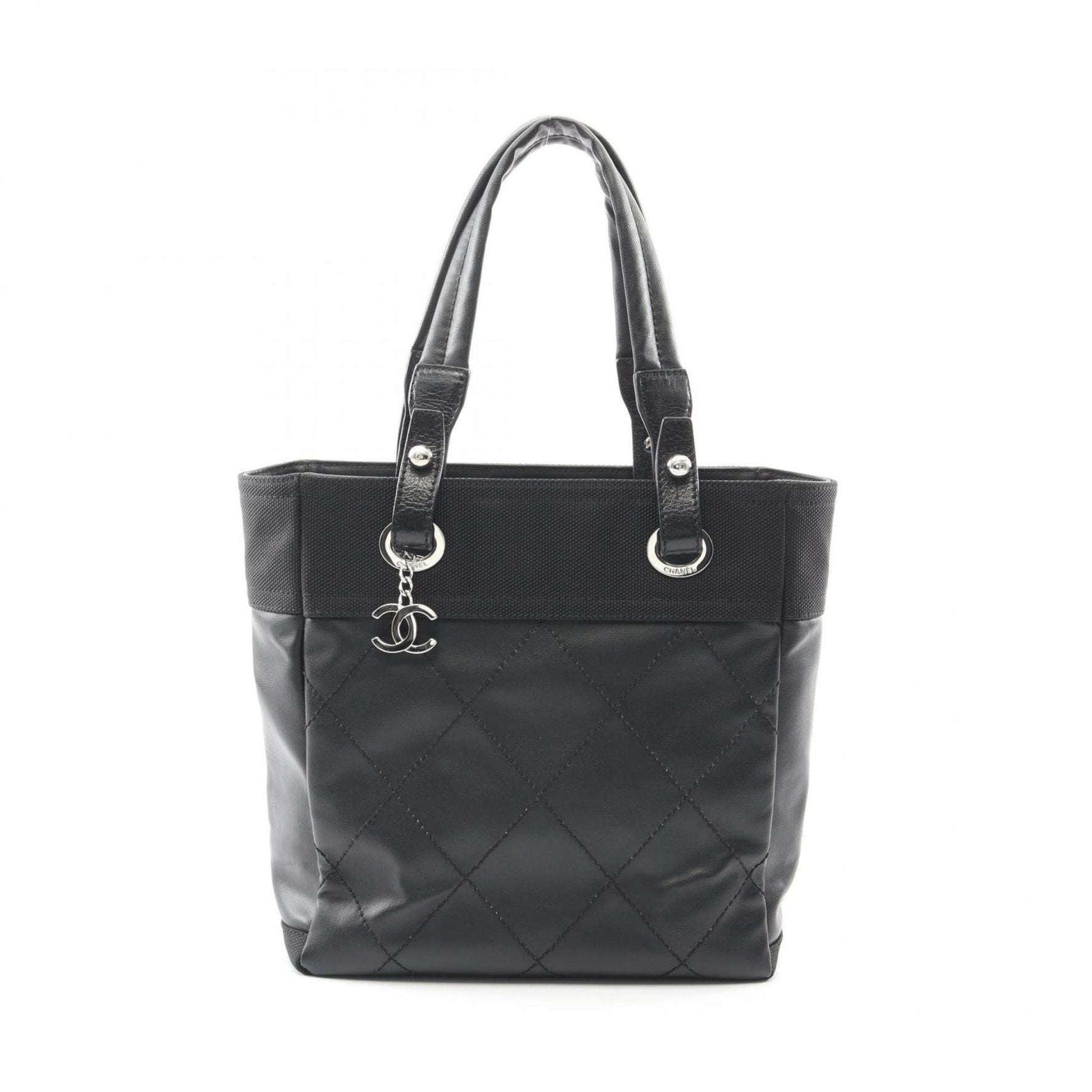 CHANEL Paris-Biarritz PM Tote Bag, Coated Canvas and Leather