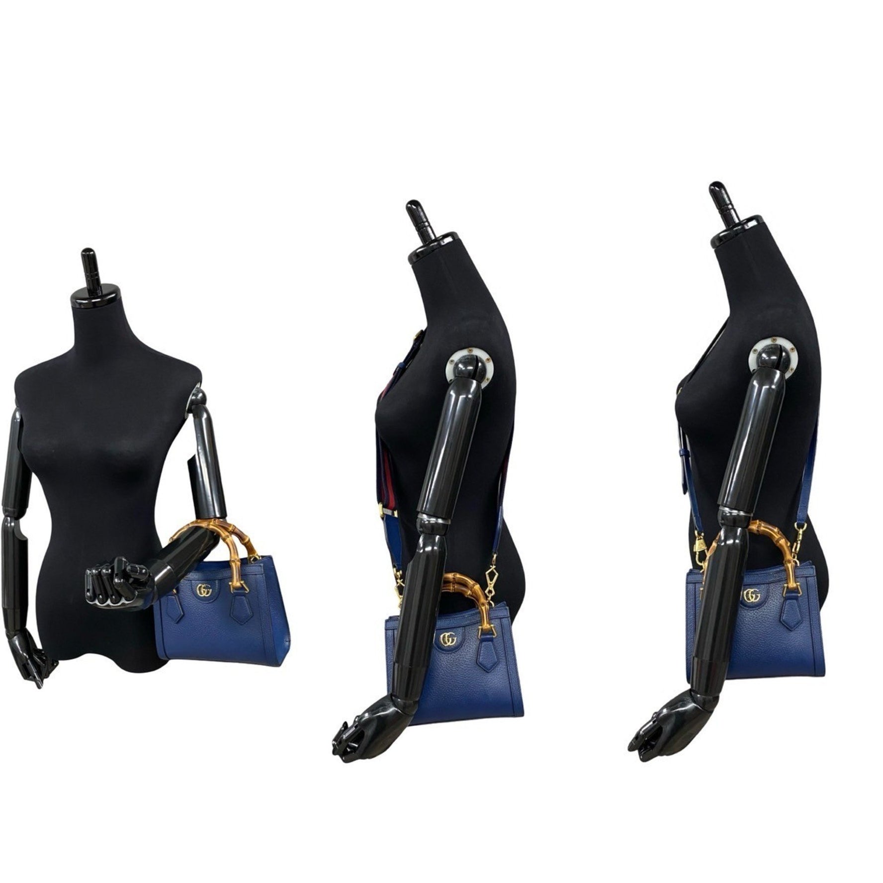 GUCCI Diana Tote Sherry Line Bamboo GG Logo Leather Shoulder Bag/Handbag