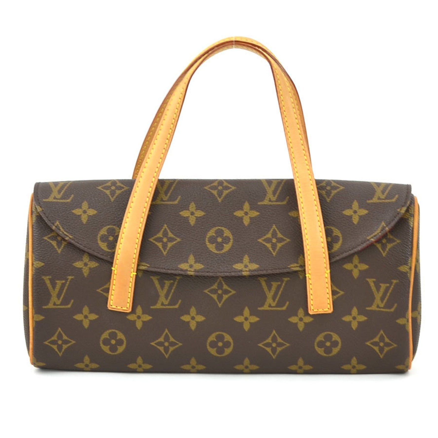 Louis Vuitton Handbag Monogram Sonatine Canvas Brown