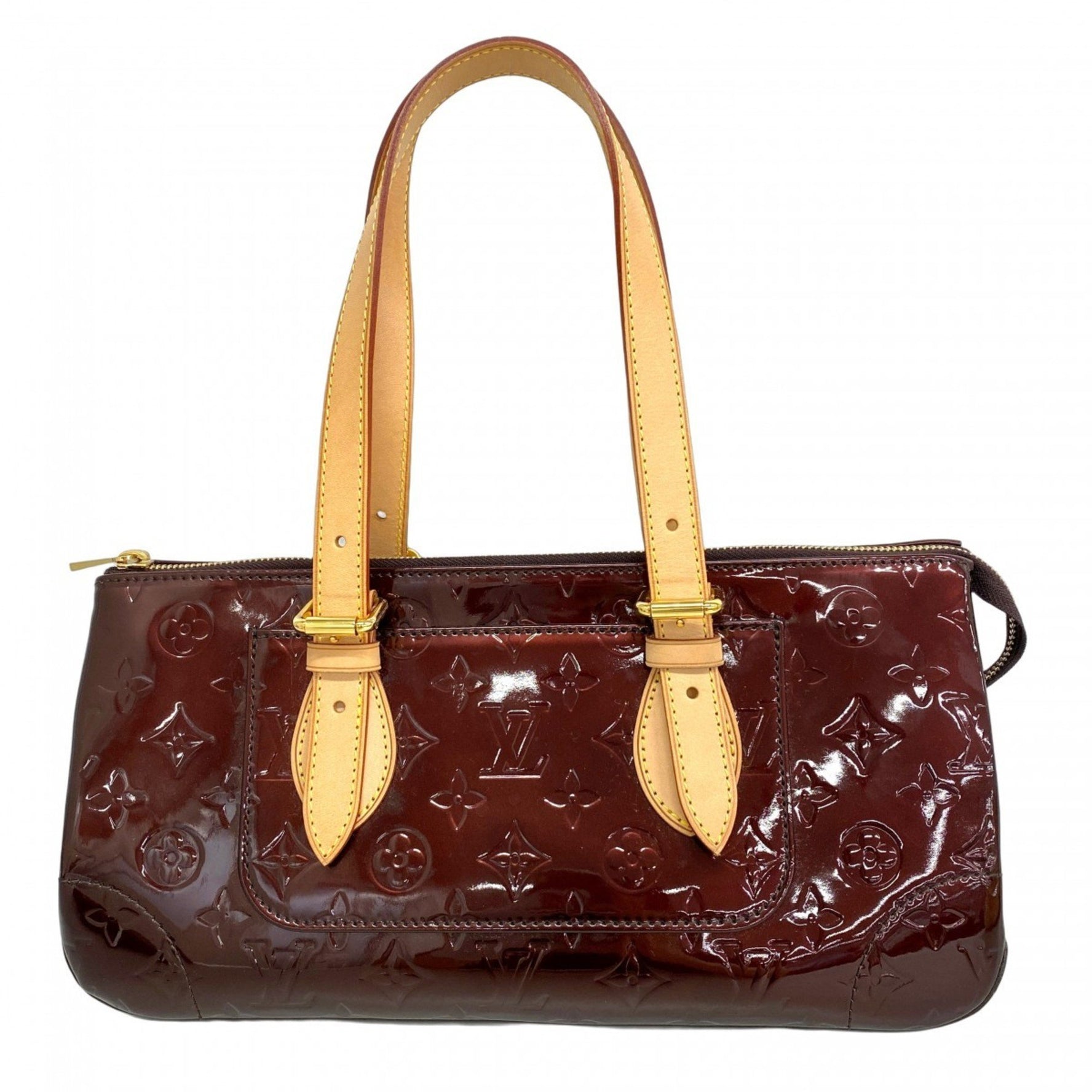Louis Vuitton Shoulder Bag Vernis Rosewood Avenue Amaranth