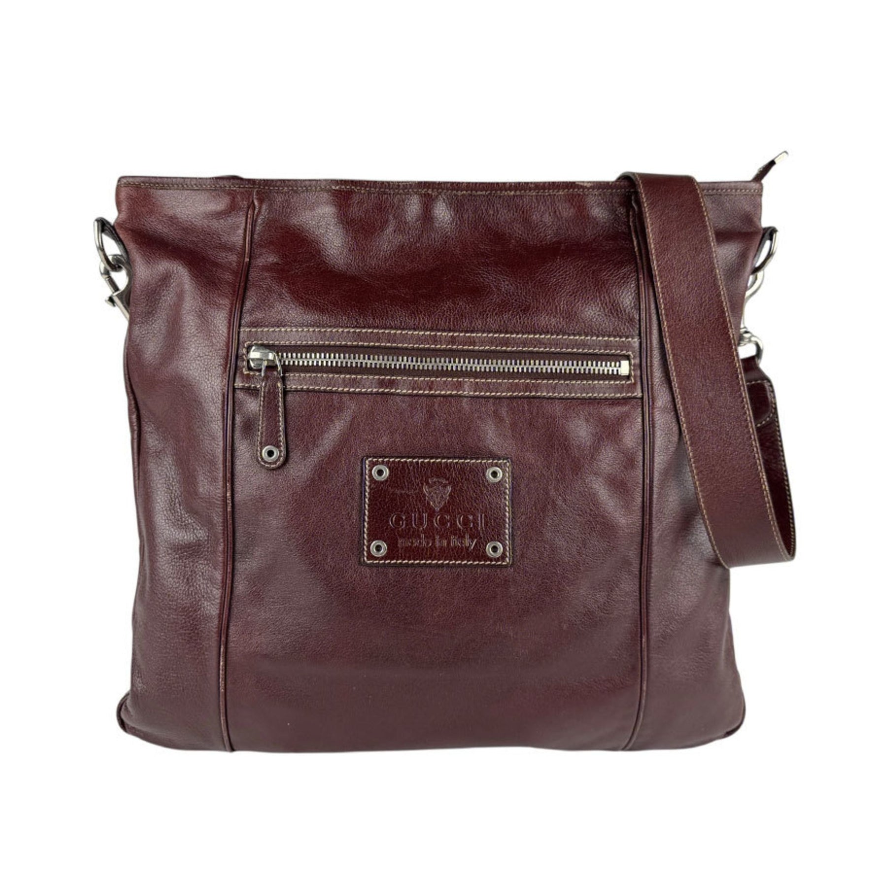 Gucci Shoulder Bag in and Silver Leather