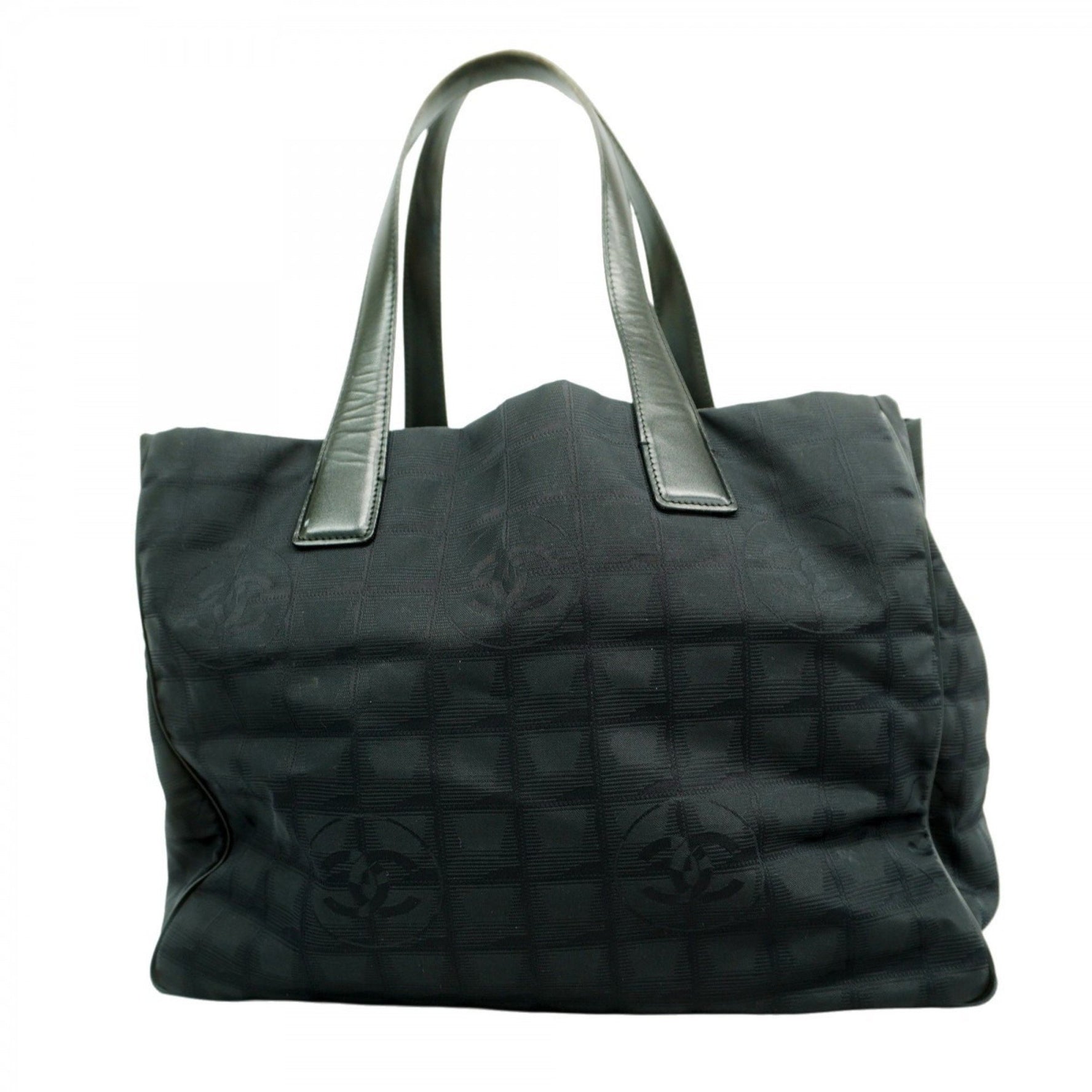 Chanel New Travel Nylon Tote Bag in Black Champagne for Women