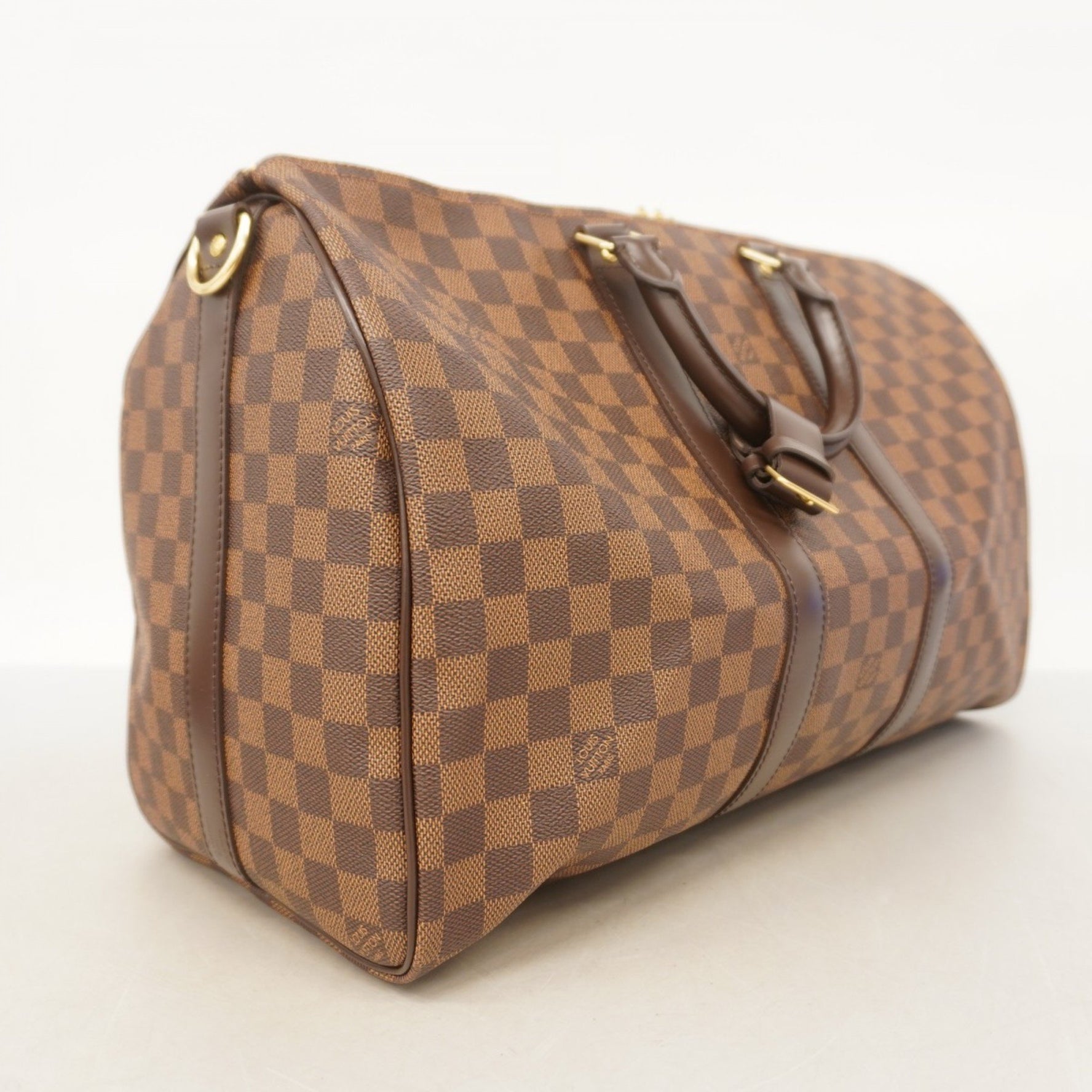 Louis Vuitton Boston Bag Damier Keepall Bandouliere 45 N41428 Ebene Men's Women's
