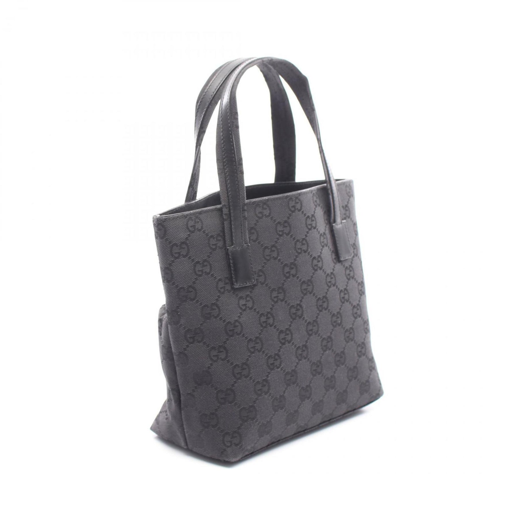 Gucci GG Canvas Handbag, and Leather, 001998