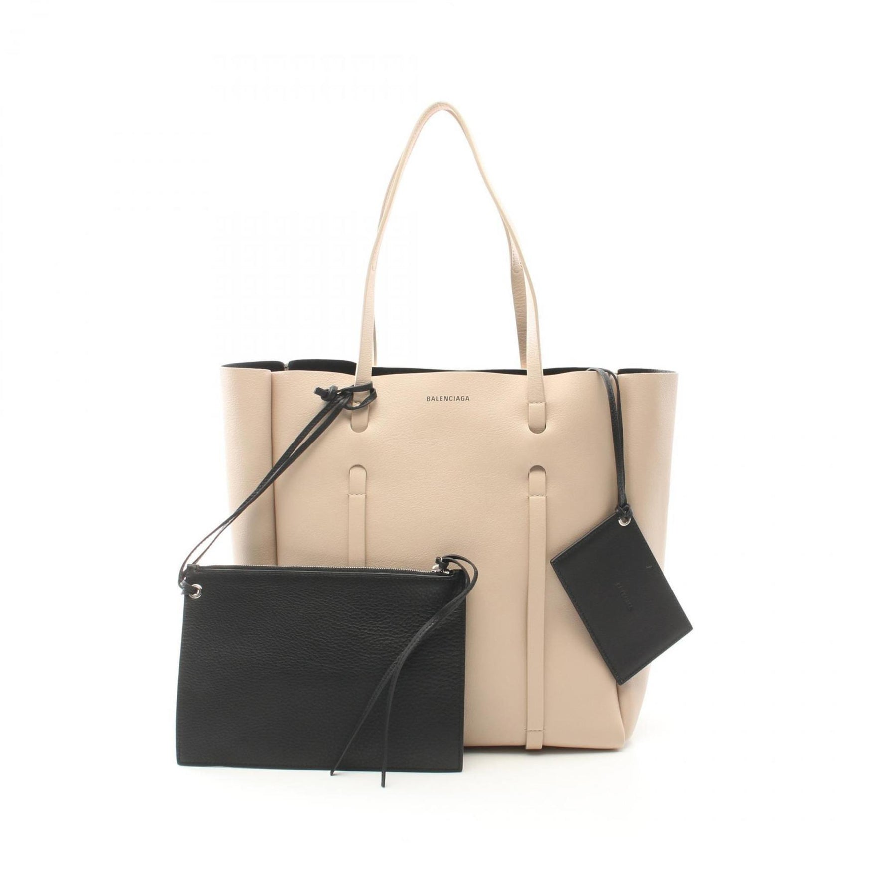 BALENCIAGA Everyday Tote S Bag Leather Women's White 475199-2760